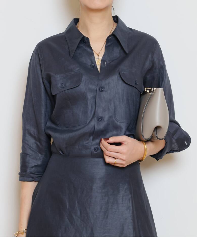 MADISONBLUE/マディソンブルー】MADAME WORK LINEN シャツ（シャツ 