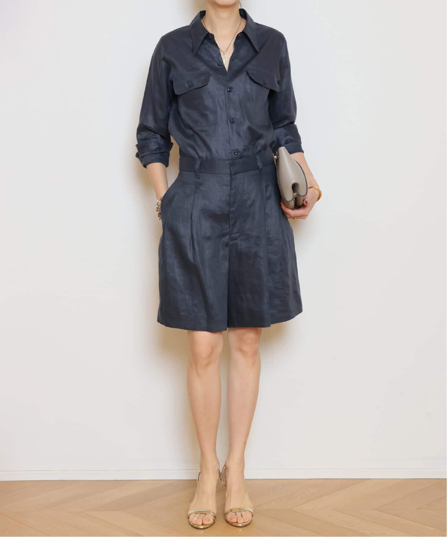 MADISONBLUE/マディソンブルー】MADAME WORK LINEN シャツ（シャツ