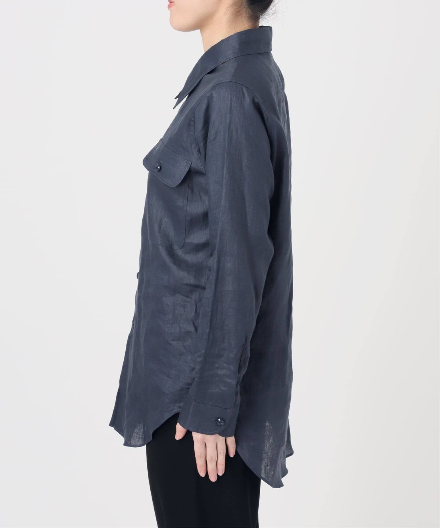 マディソンブルー　MADAME WORK SHIRT MADISONBLUE/マディソンブルー】MADAME WORK LINEN シャツ（シャツ