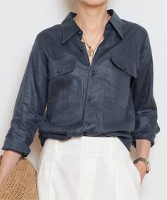 MADISONBLUE/マディソンブルー】MADAME WORK LINEN シャツ（シャツ 