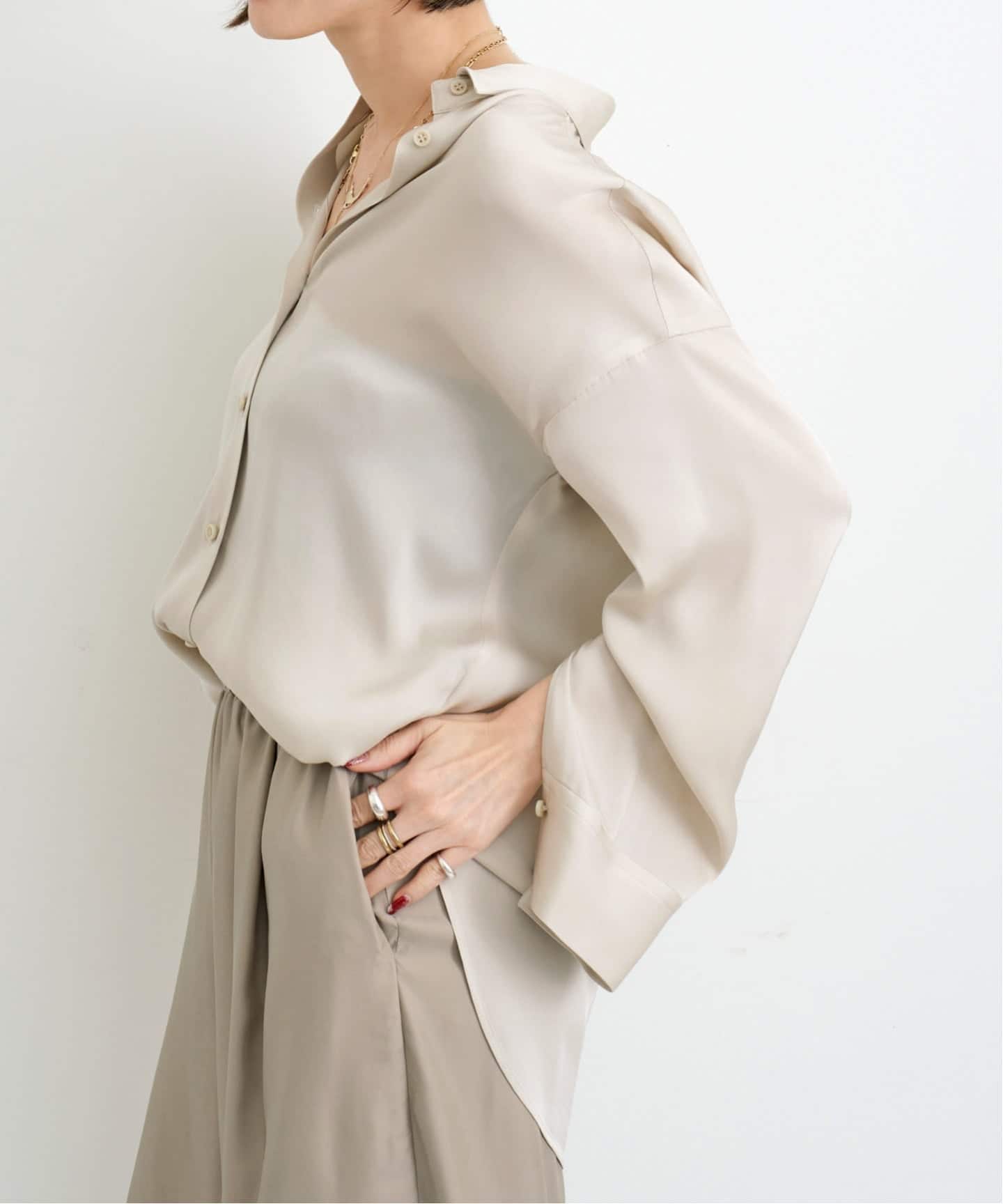 Washable Silk Shirt（シャツ／ブラウス）｜L'Appartement