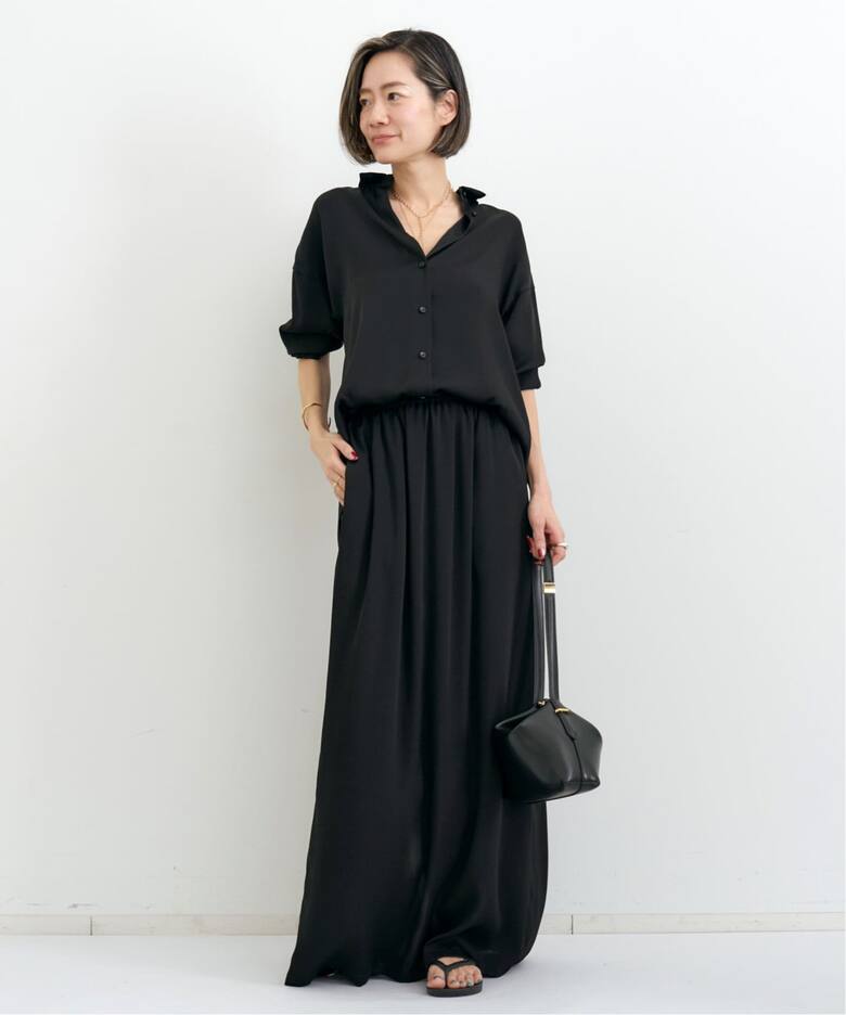 Washable Silk Shirt（シャツ／ブラウス）｜L