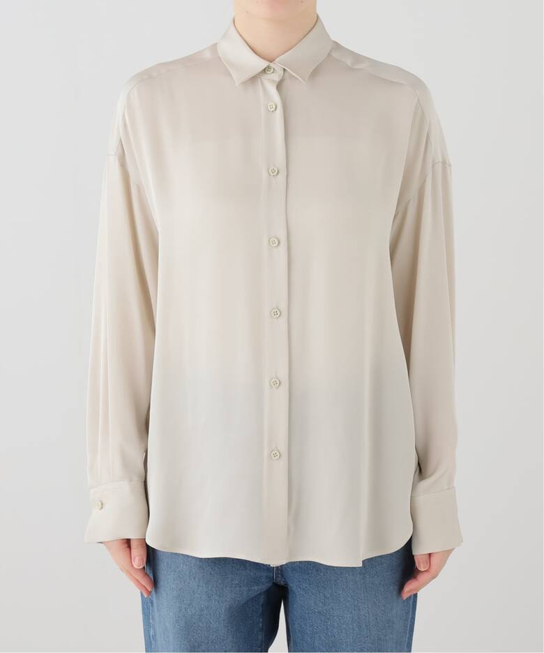 Washable Silk Shirt（シャツ／ブラウス）｜L