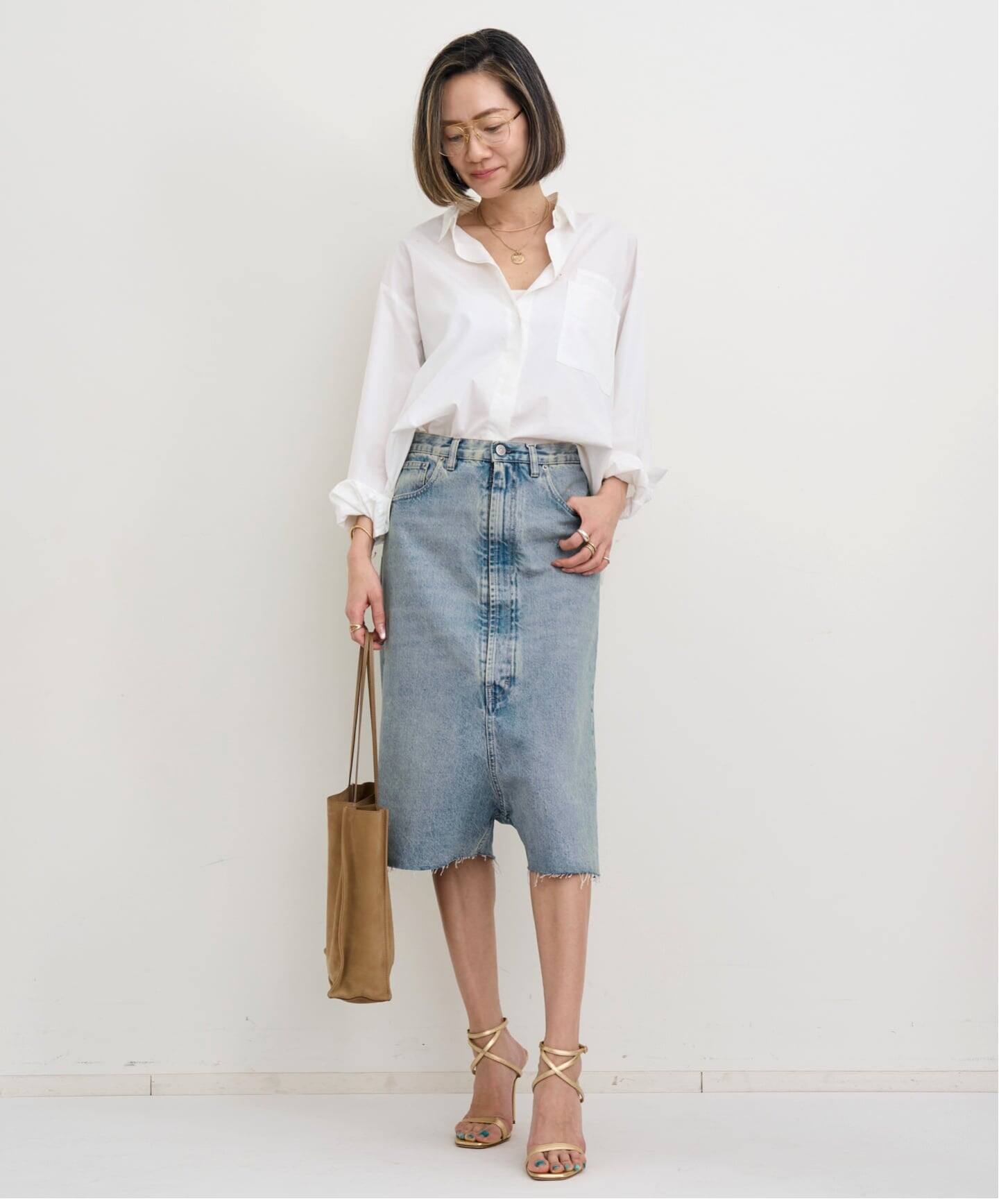 ELEGANT SHIRT(POPLIN)（シャツ／ブラウス）｜L