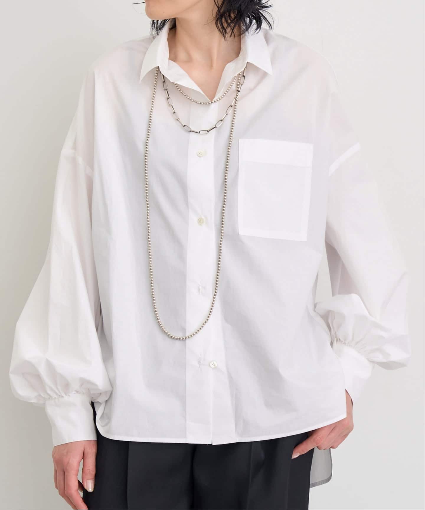 Volume Sleeve Shirt（シャツ／ブラウス）｜L'Appartement