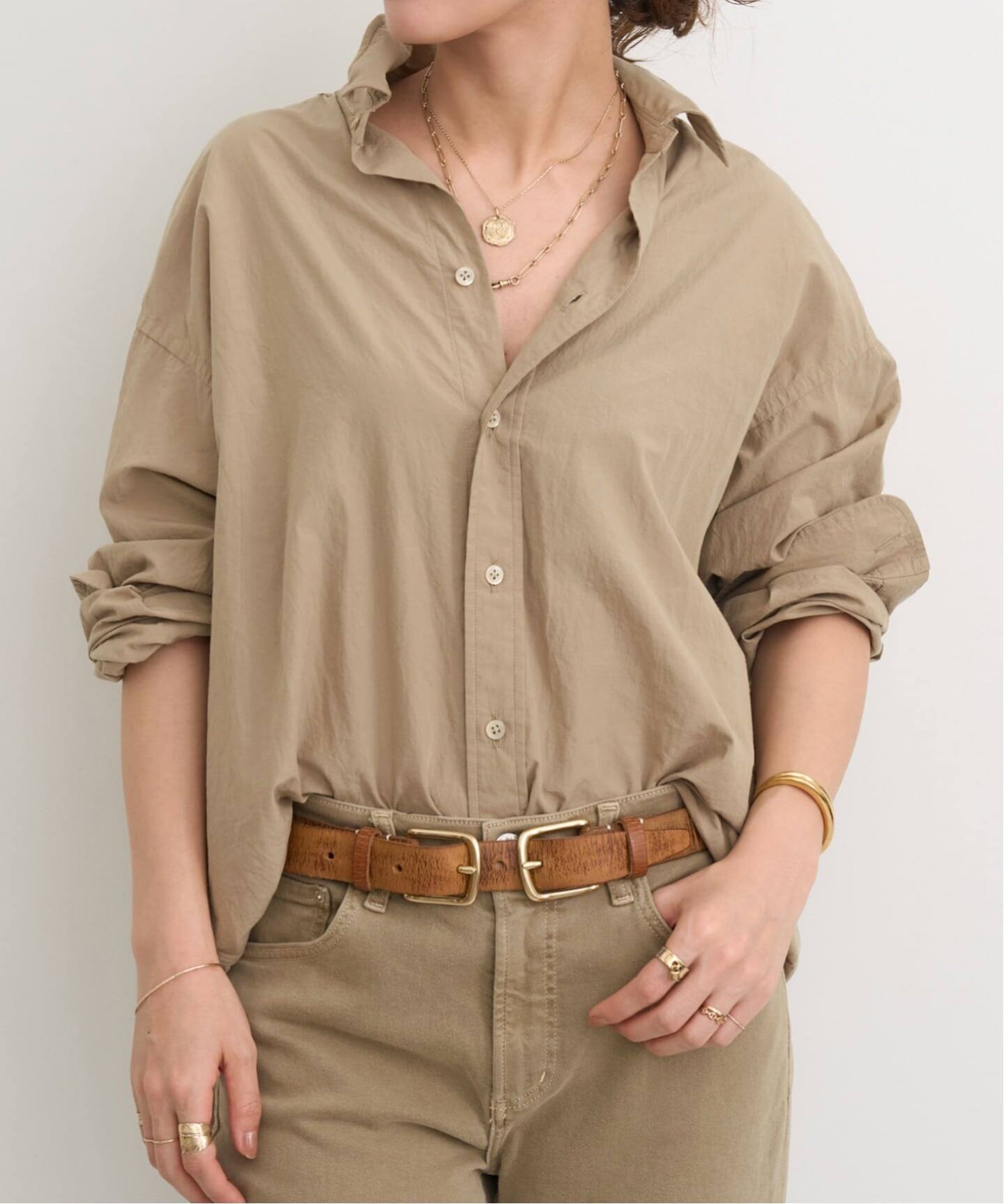 Washed Relax Shirts（シャツ／ブラウス）｜L