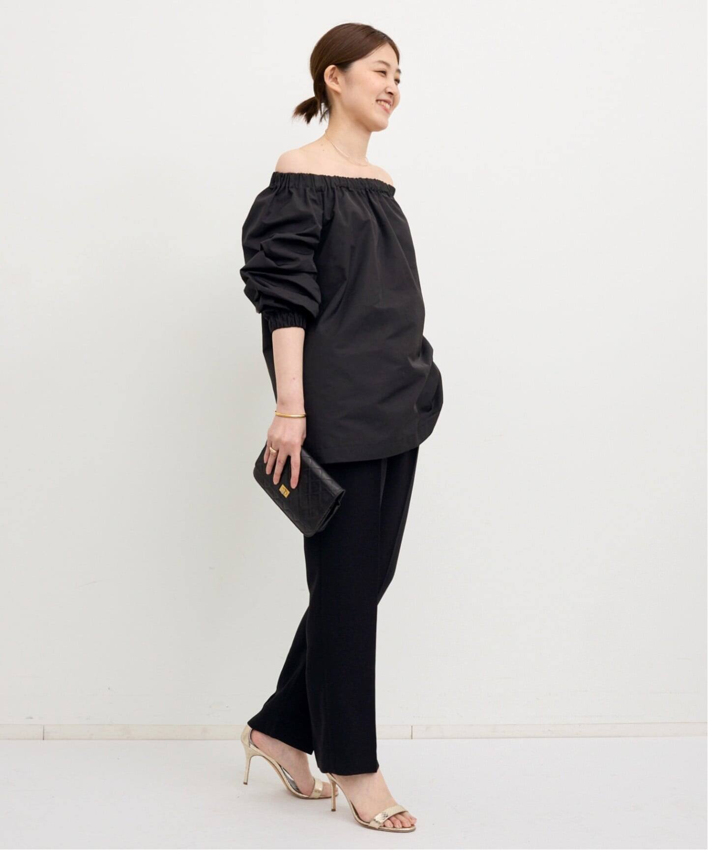 L'Appartement (アパルトモン) Off shoulder Top 25080560716010 ブラック FREE Off shoulder Top（ニット／セーター）｜L'Appartement（アパルトモン