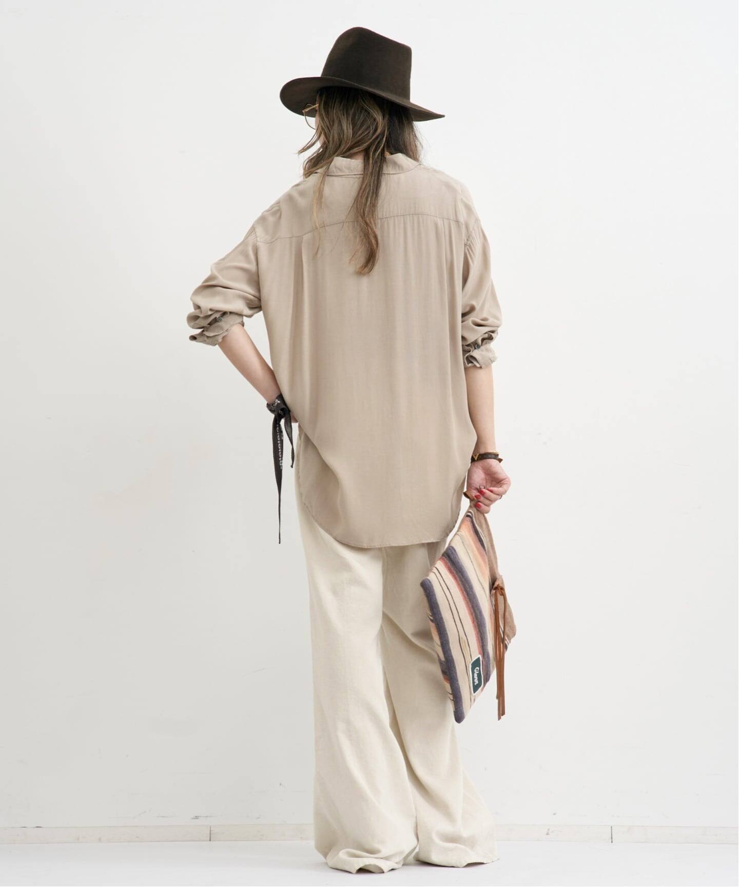 Cupro Rayon 2way Shirts（シャツ／ブラウス）｜L'Appartement