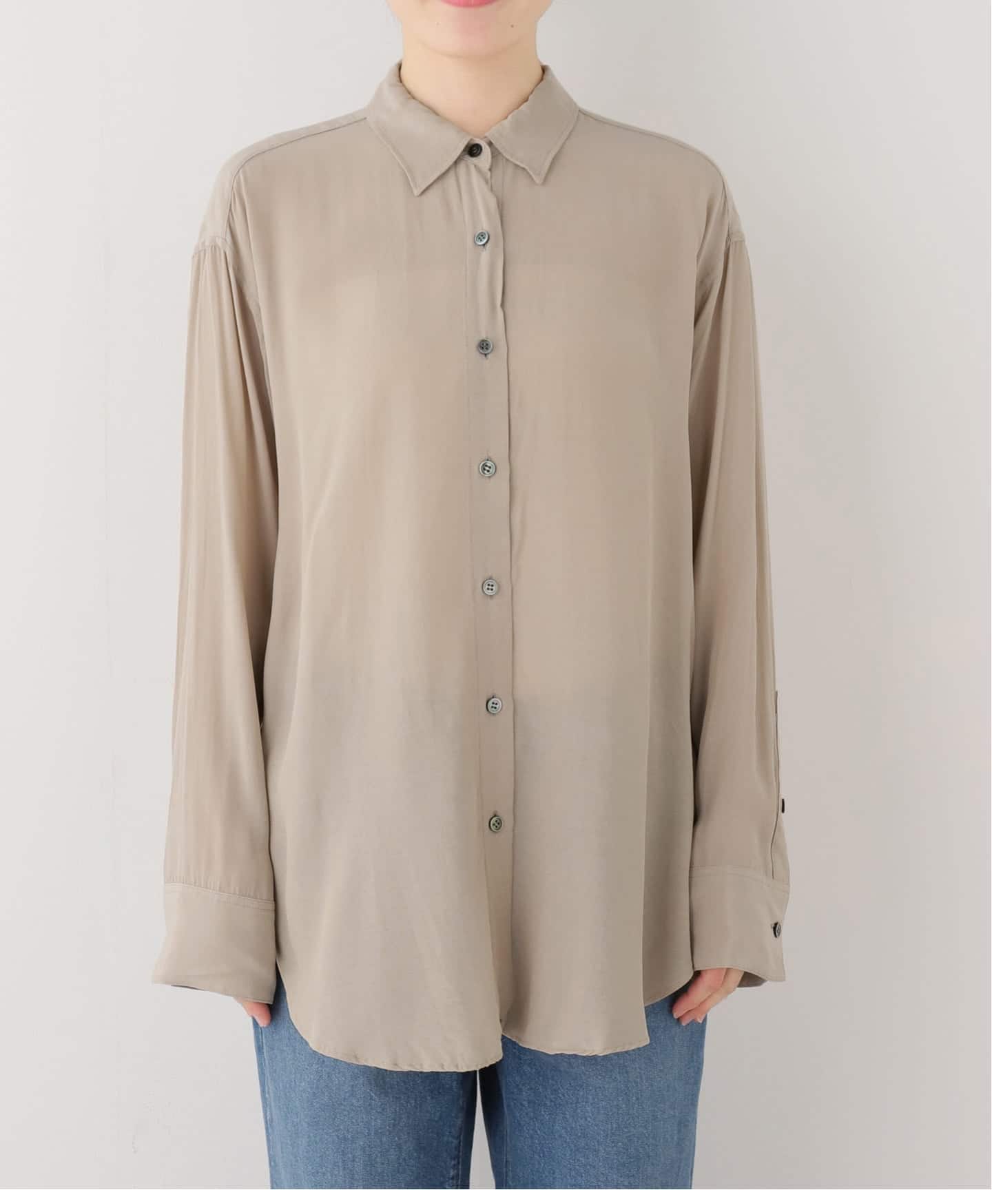 Cupro Rayon 2way Shirts（シャツ／ブラウス）｜L'Appartement