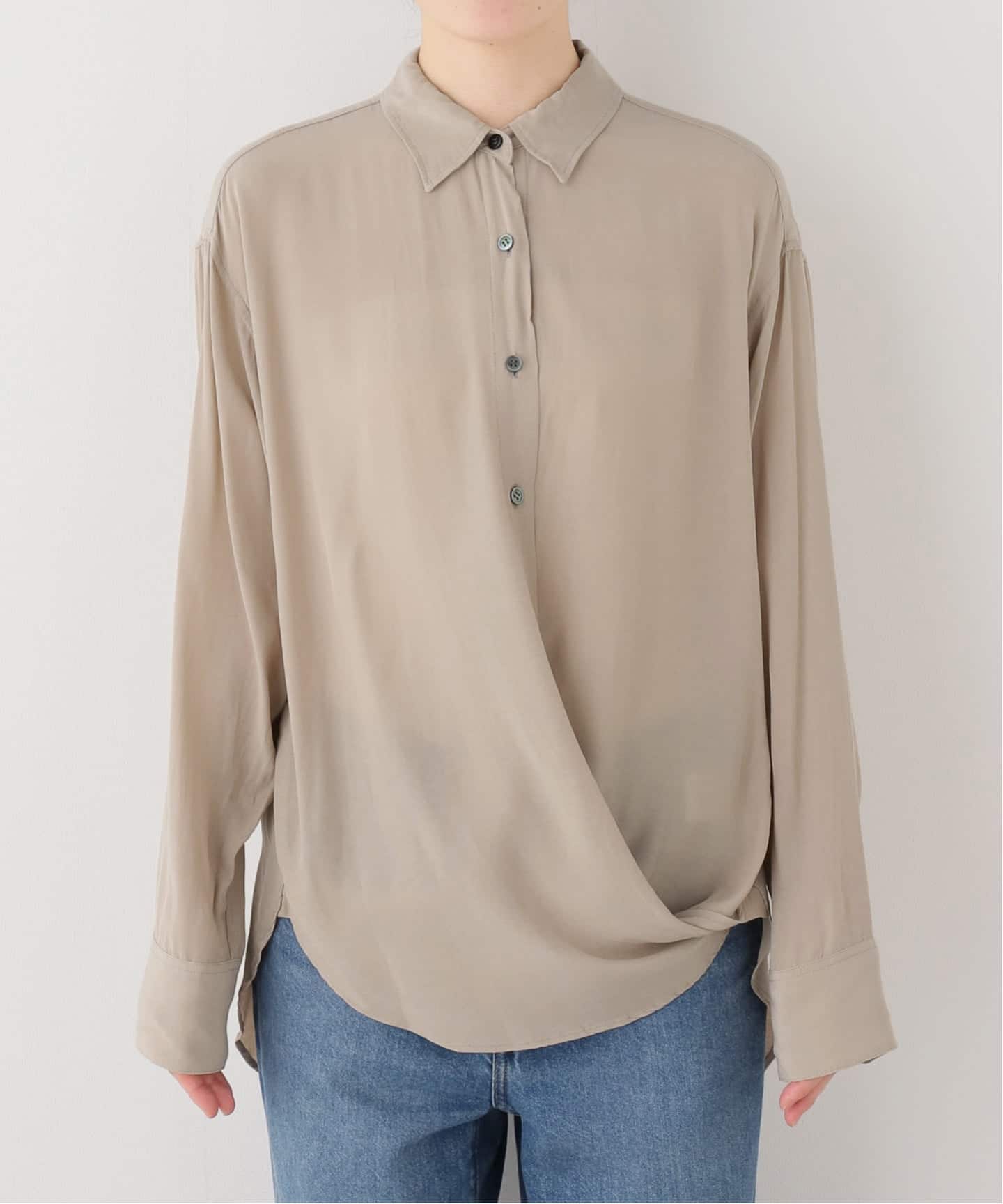 Cupro Rayon 2way Shirts（シャツ／ブラウス）｜L'Appartement