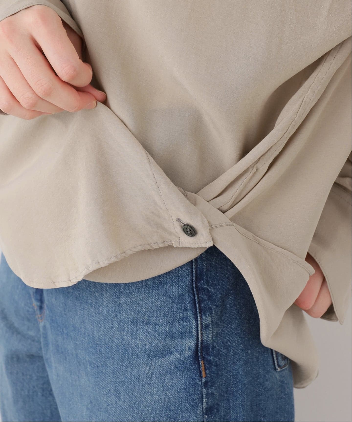 Cupro Rayon 2way Shirts（シャツ／ブラウス）｜L'Appartement