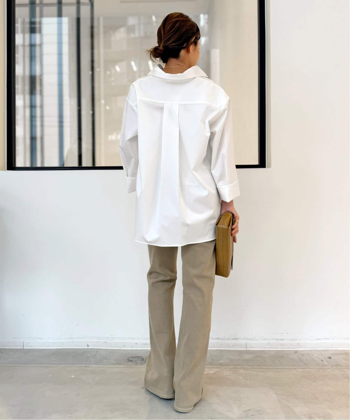 アパルトモン リジェール 2way 白シャツ 新品未使用 リジェール アパルトモン 22SS Linen 2Way Shirt シャツ 白の通販 by