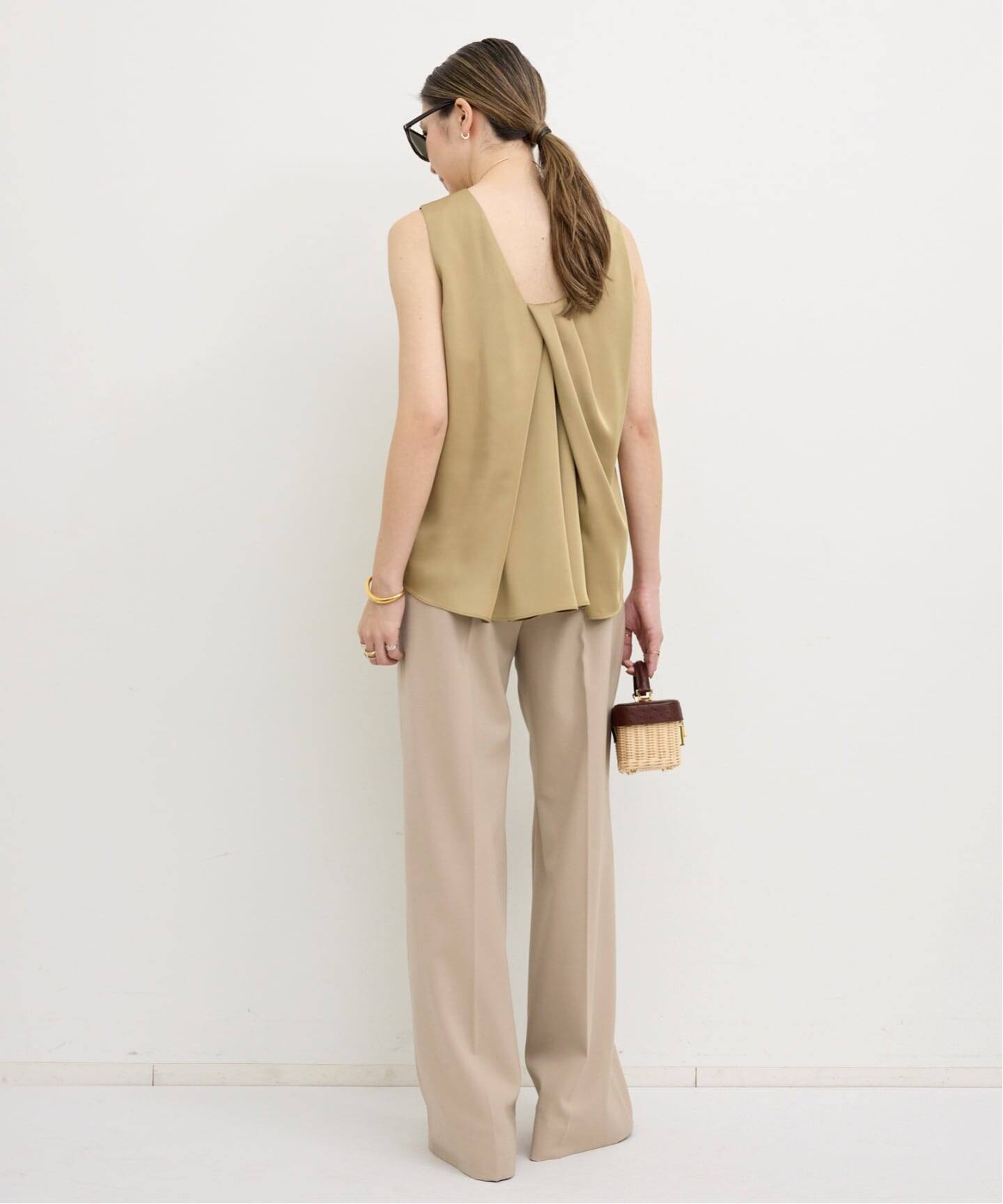 アパルトモン リネン ノースリーブ 2WAY NO SLEEVE BLOUSE（シャツ／ブラウス）｜L'Appartement