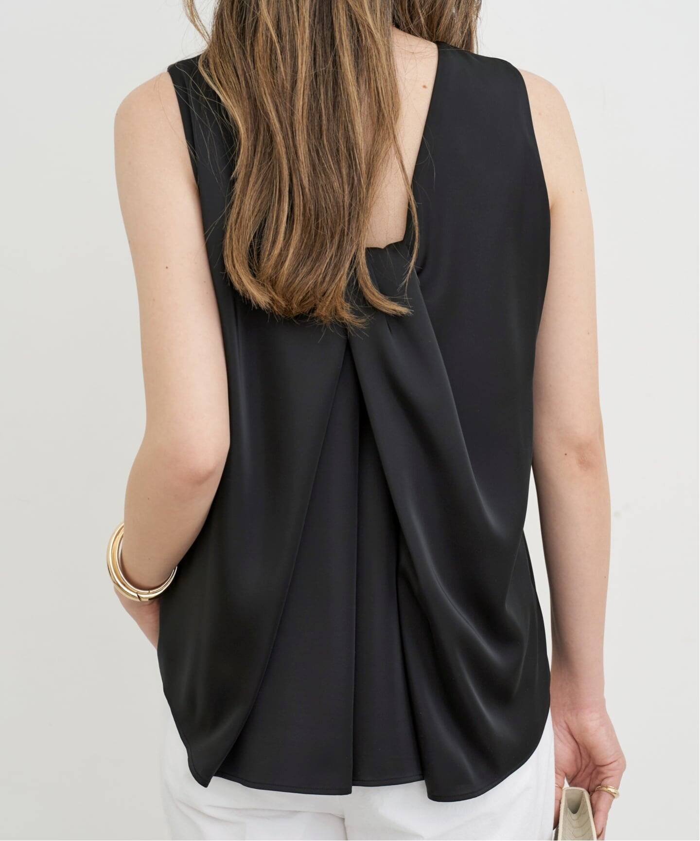 2WAY NO SLEEVE BLOUSE（シャツ／ブラウス）｜L