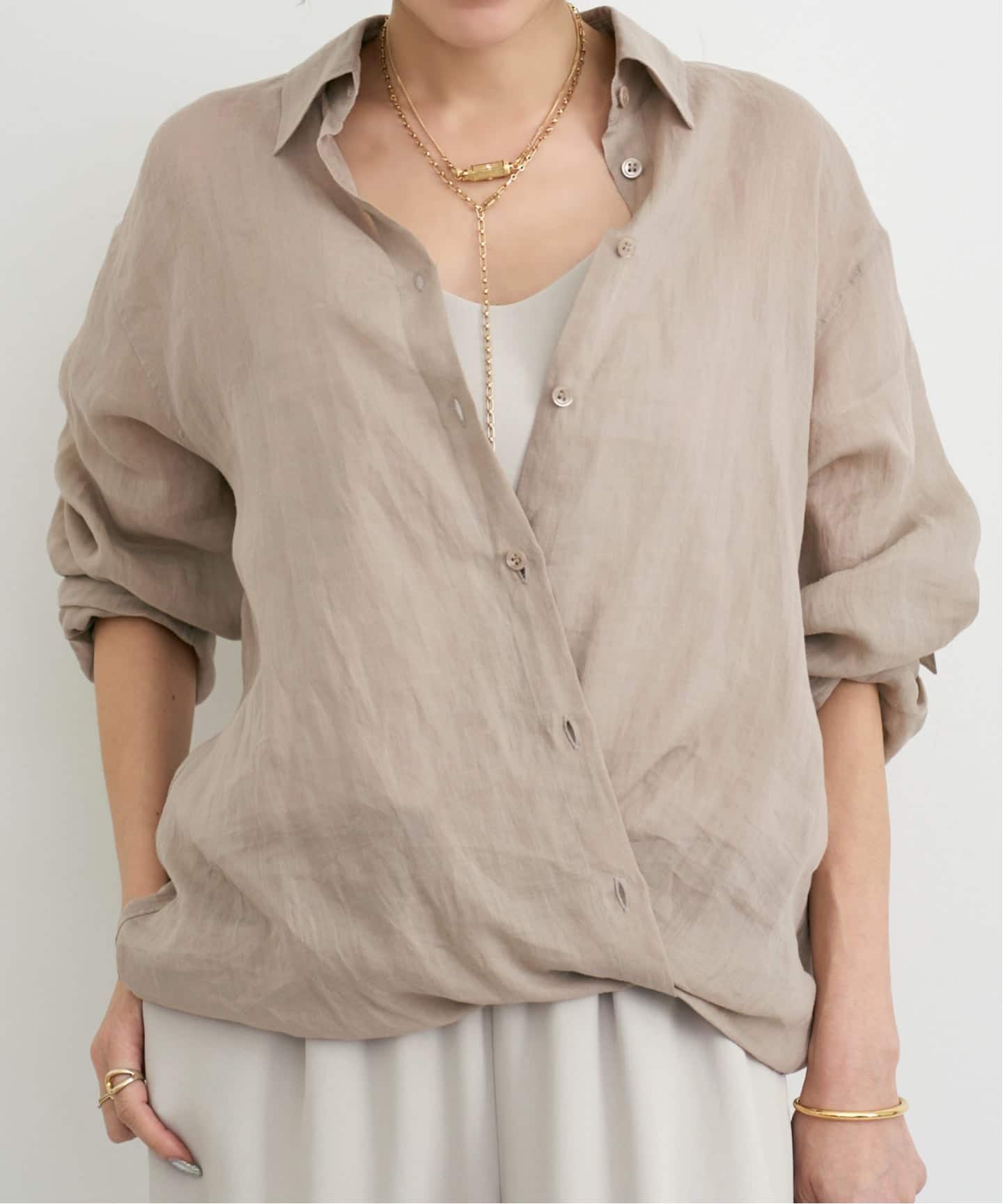 Ramie 2way Shirts（シャツ／ブラウス）｜L'Appartement（アパルトモン