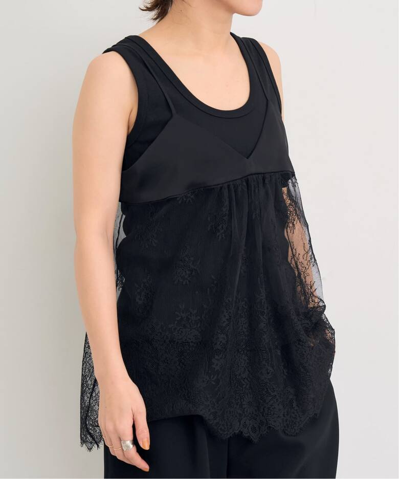 Solstiss Lace/Satin Camisole（キャミソール）｜L