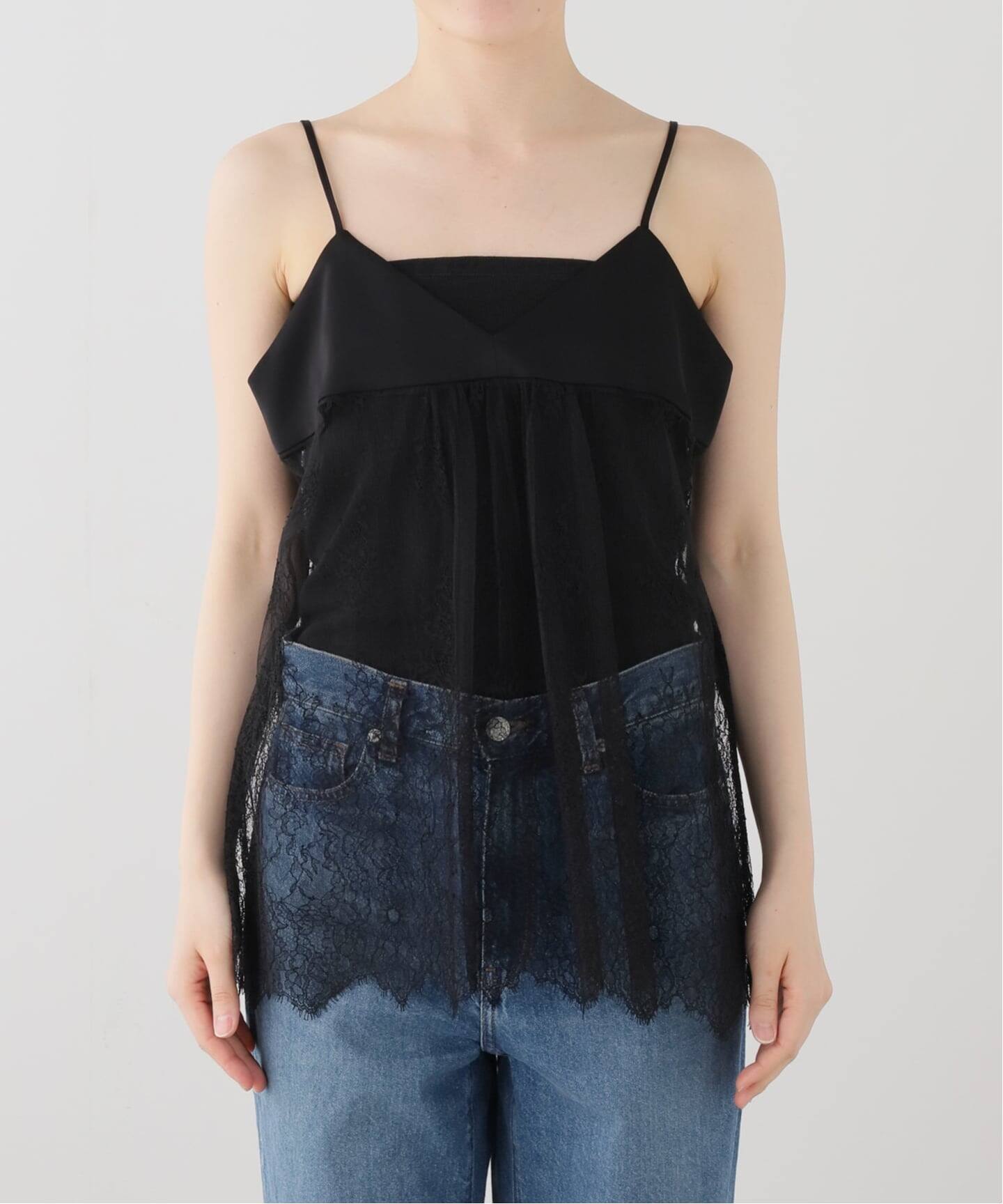 Solstiss Lace/Satin Camisole（キャミソール）｜L