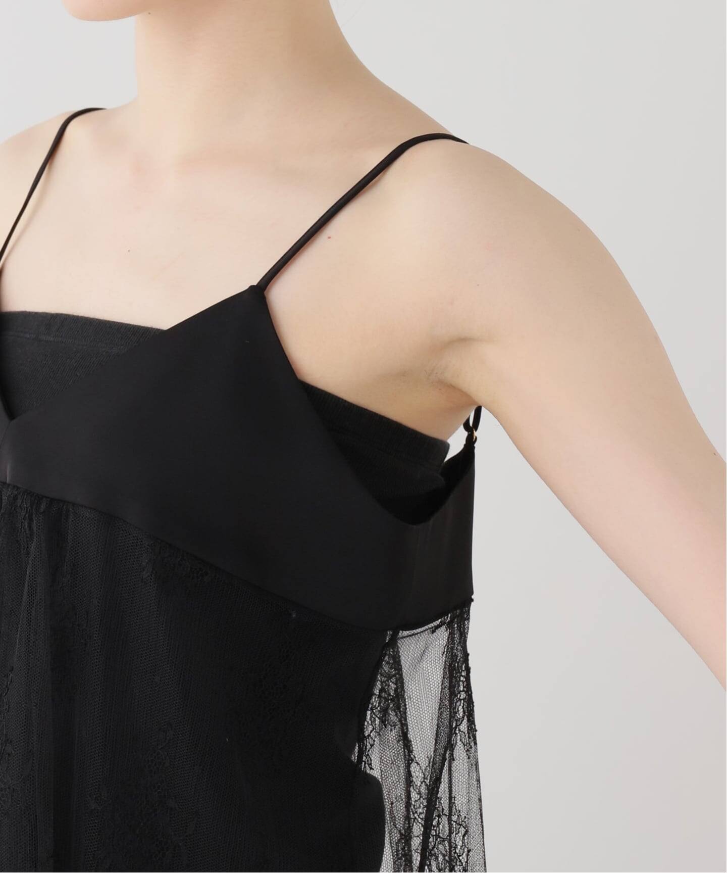 Solstiss Lace/Satin Camisole（キャミソール）｜L'Appartement