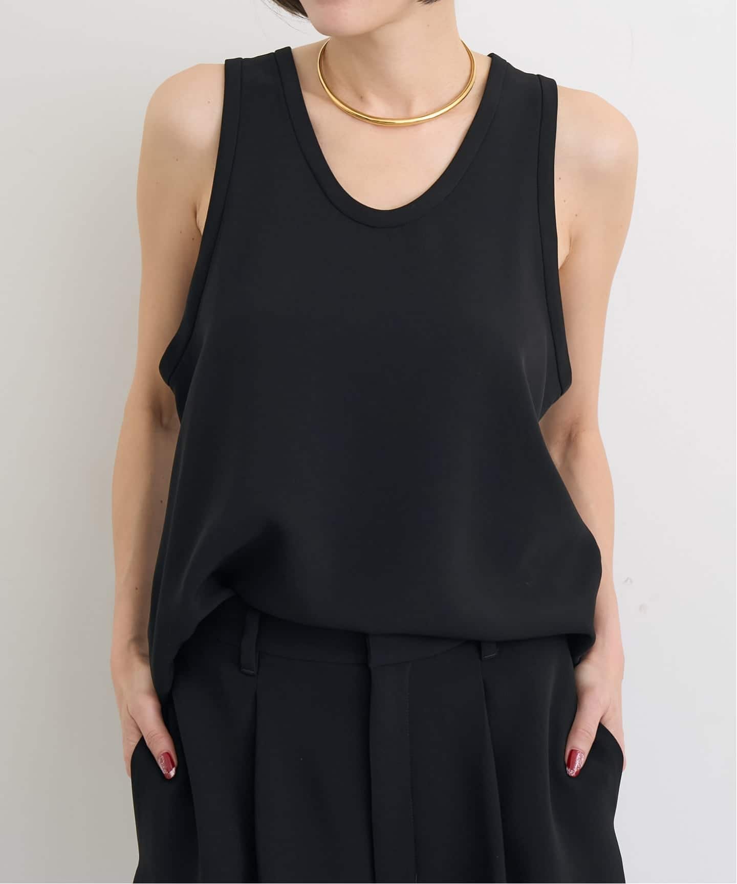 新品未使用 アパルトモン タンクトップ オートミールのみ DOUBLE CLOTH TANK TOP（タンクトップ）｜L'Appartement（アパルトモン