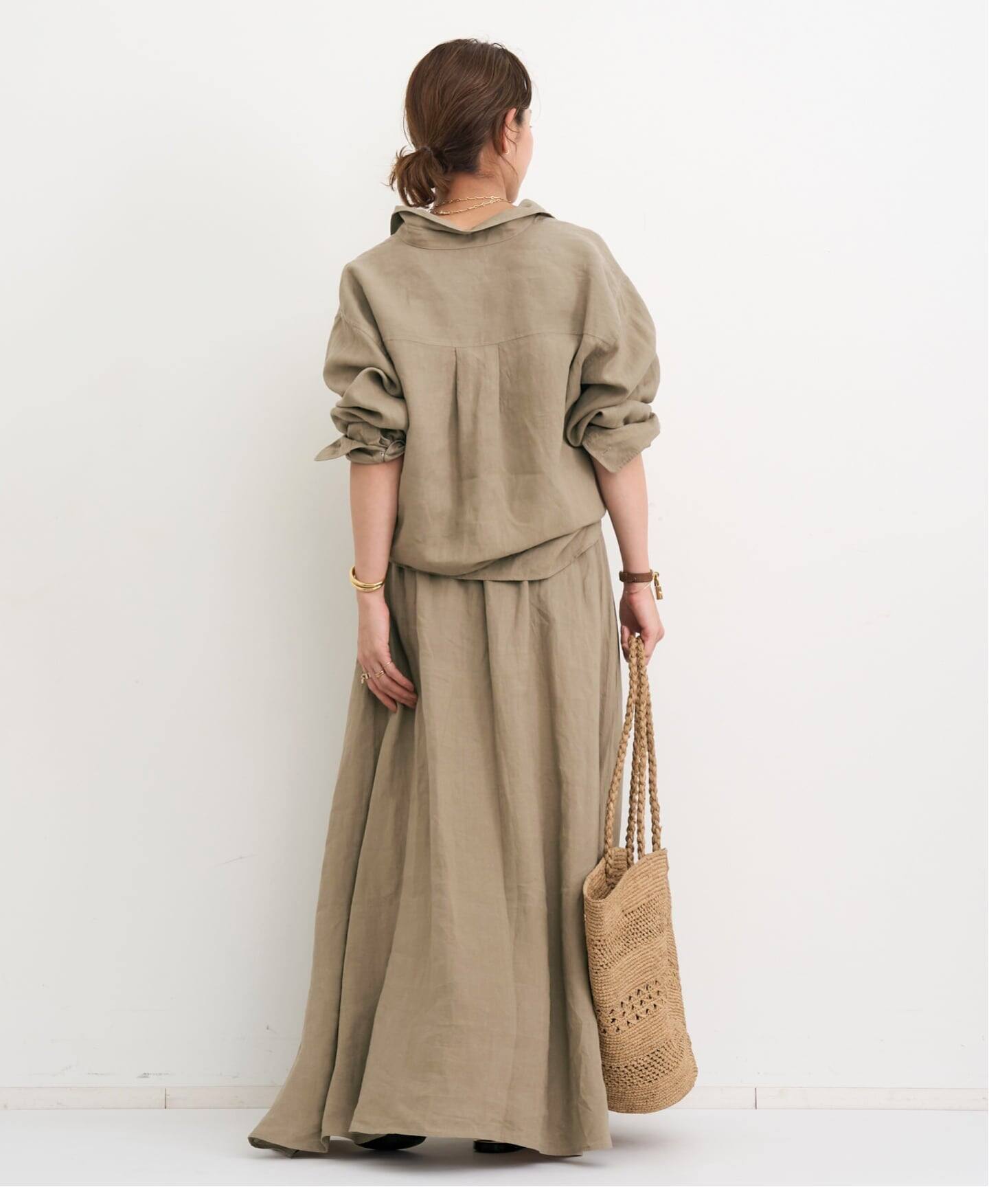AP STUDIO - AP STUDIO(アパルトモンL'Appartement) 2020SS LIBECOリネンシャツ【LSHA68798】 LIBECO LINEN 2WAY SHIRT（シャツ／ブラウス）｜L'Appartement