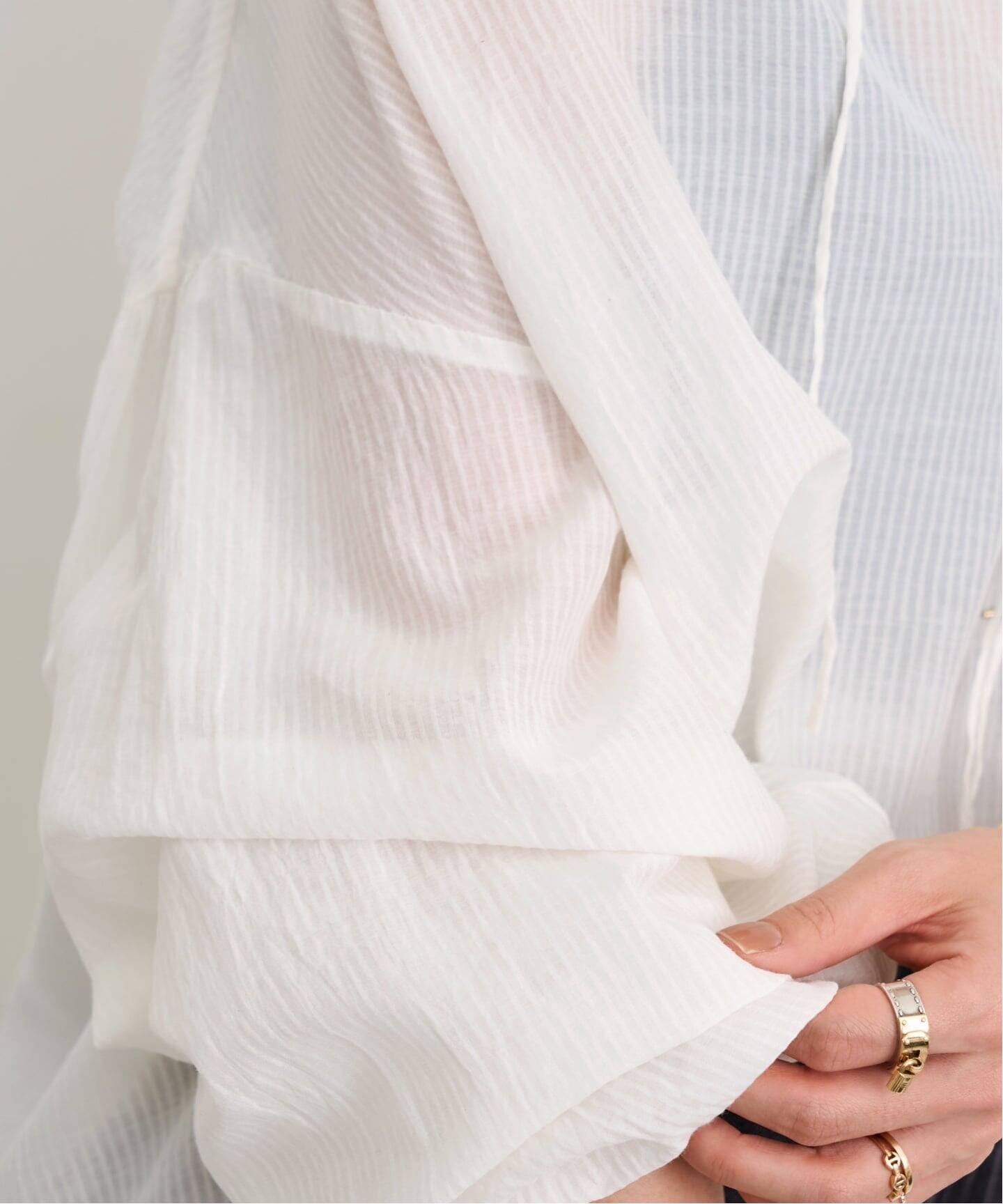 SKIPPER GATHER BLOUSE（シャツ／ブラウス）｜L'Appartement
