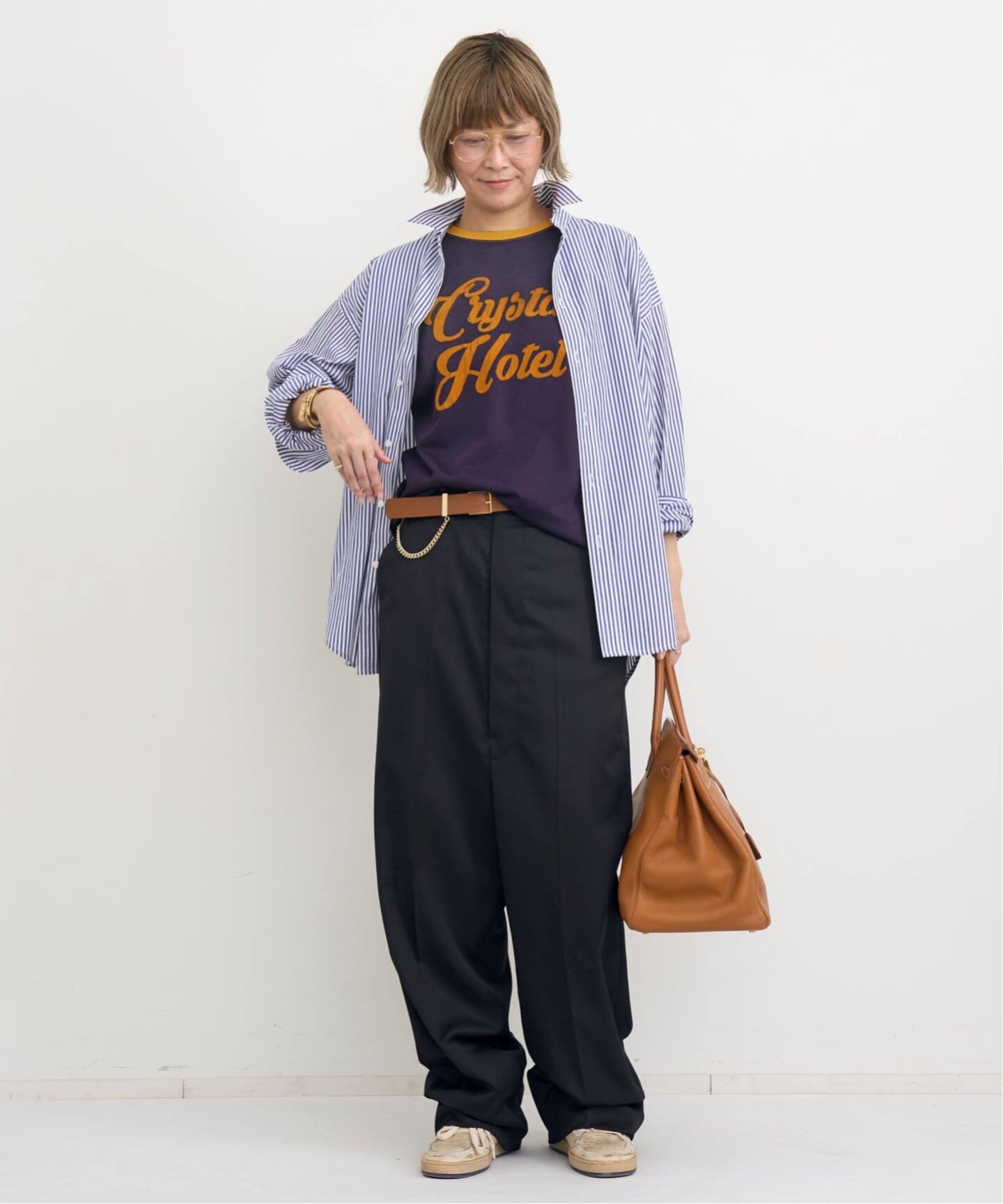 London Stripe Shirt（シャツ／ブラウス）｜L