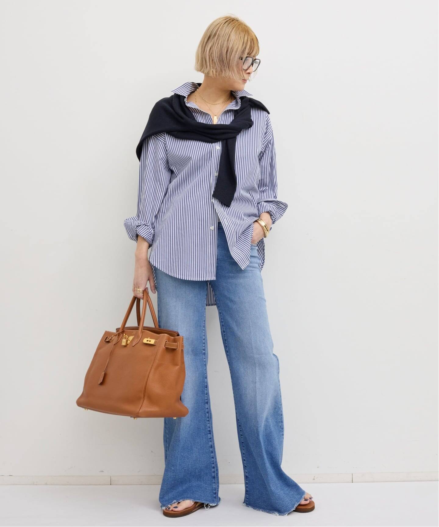 London Stripe Shirt（シャツ／ブラウス）｜L'Appartement