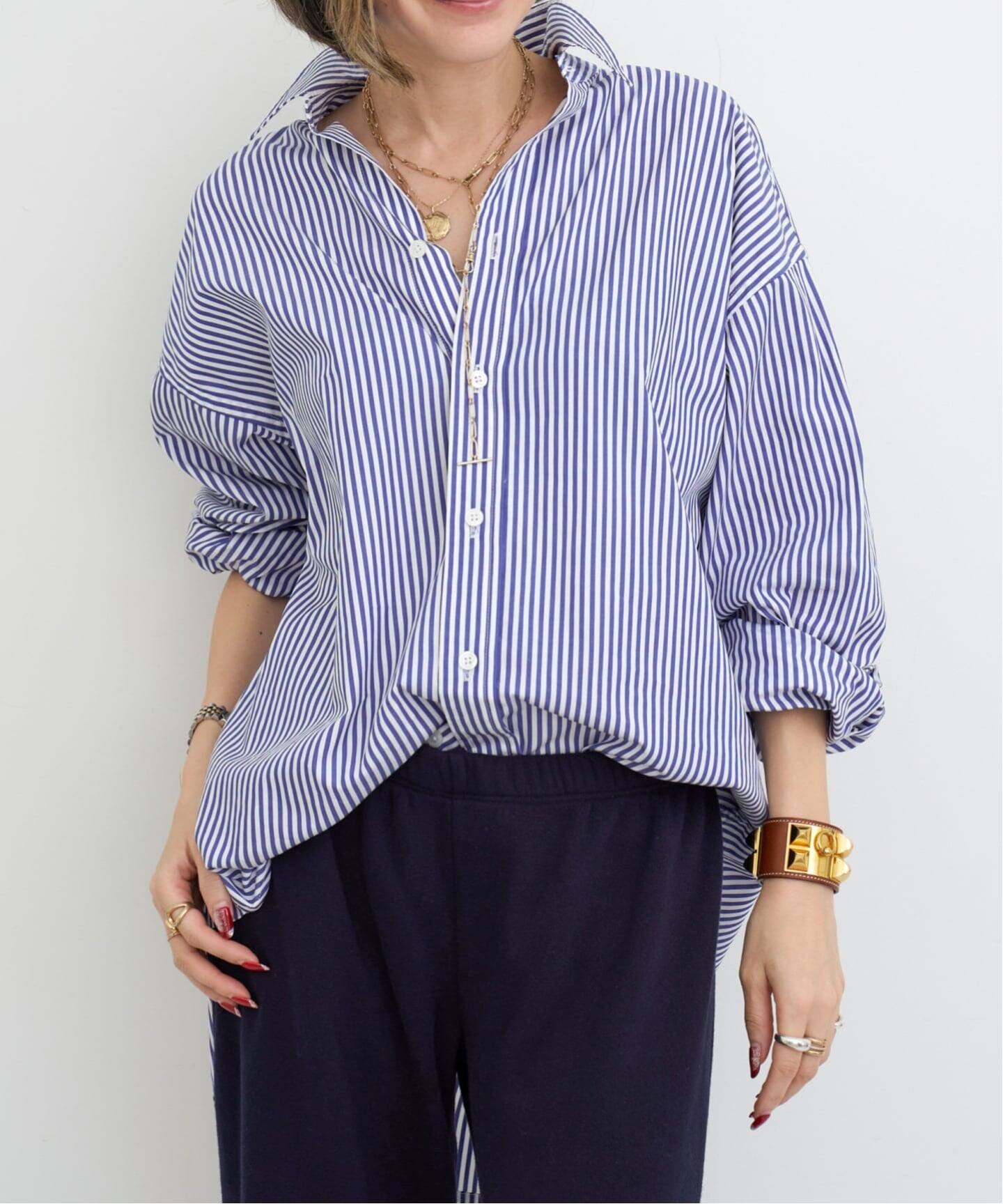 London Stripe Shirt（シャツ／ブラウス）｜L