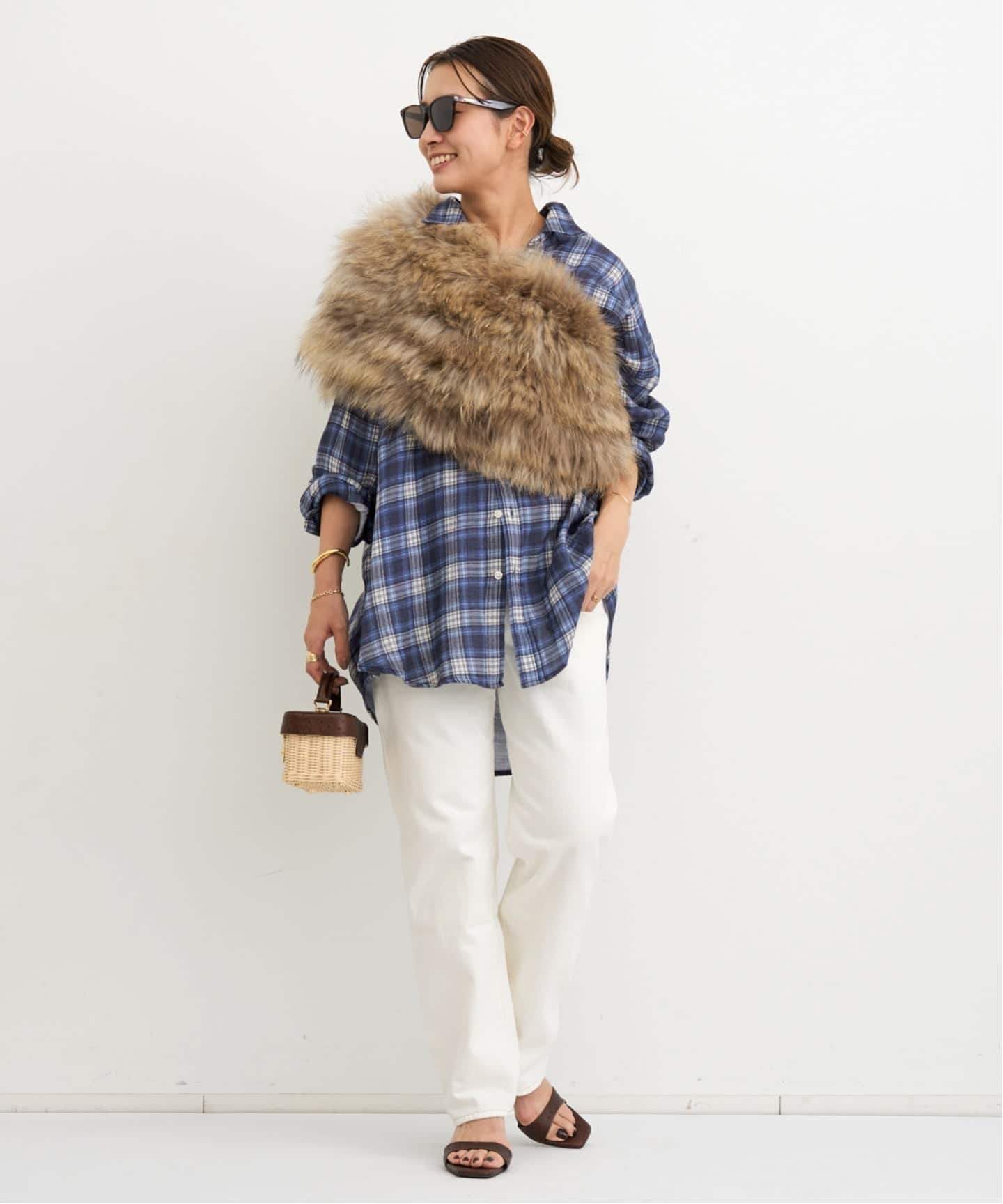 DENIMIST/デニミスト】 BUTTON FRONT SHIRT（シャツ／ブラウス）｜L