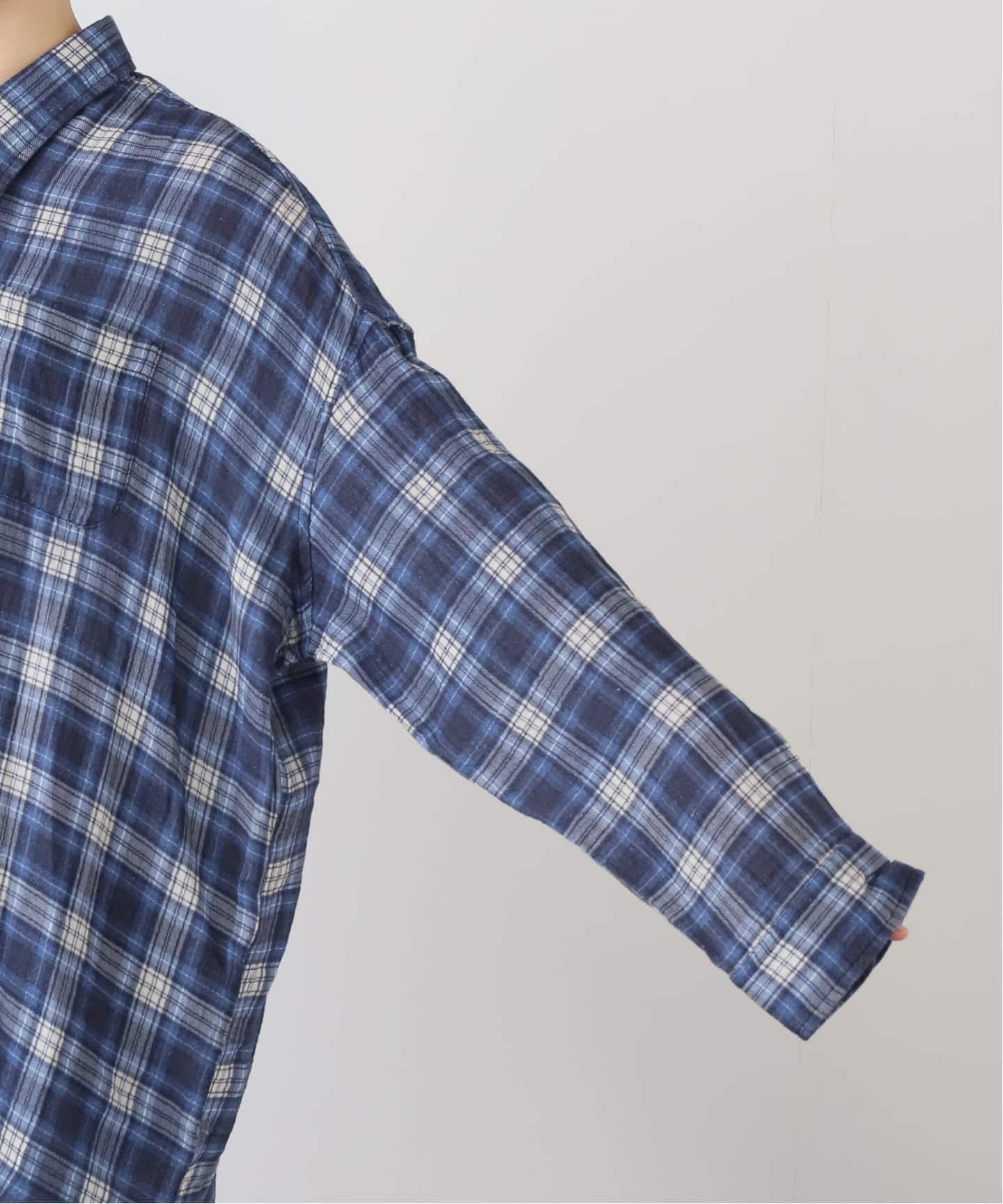 DENIMIST/デニミスト】 BUTTON FRONT SHIRT（シャツ／ブラウス）｜L