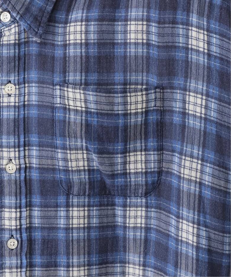 DENIMIST/デニミスト】 BUTTON FRONT SHIRT（シャツ／ブラウス）｜L 