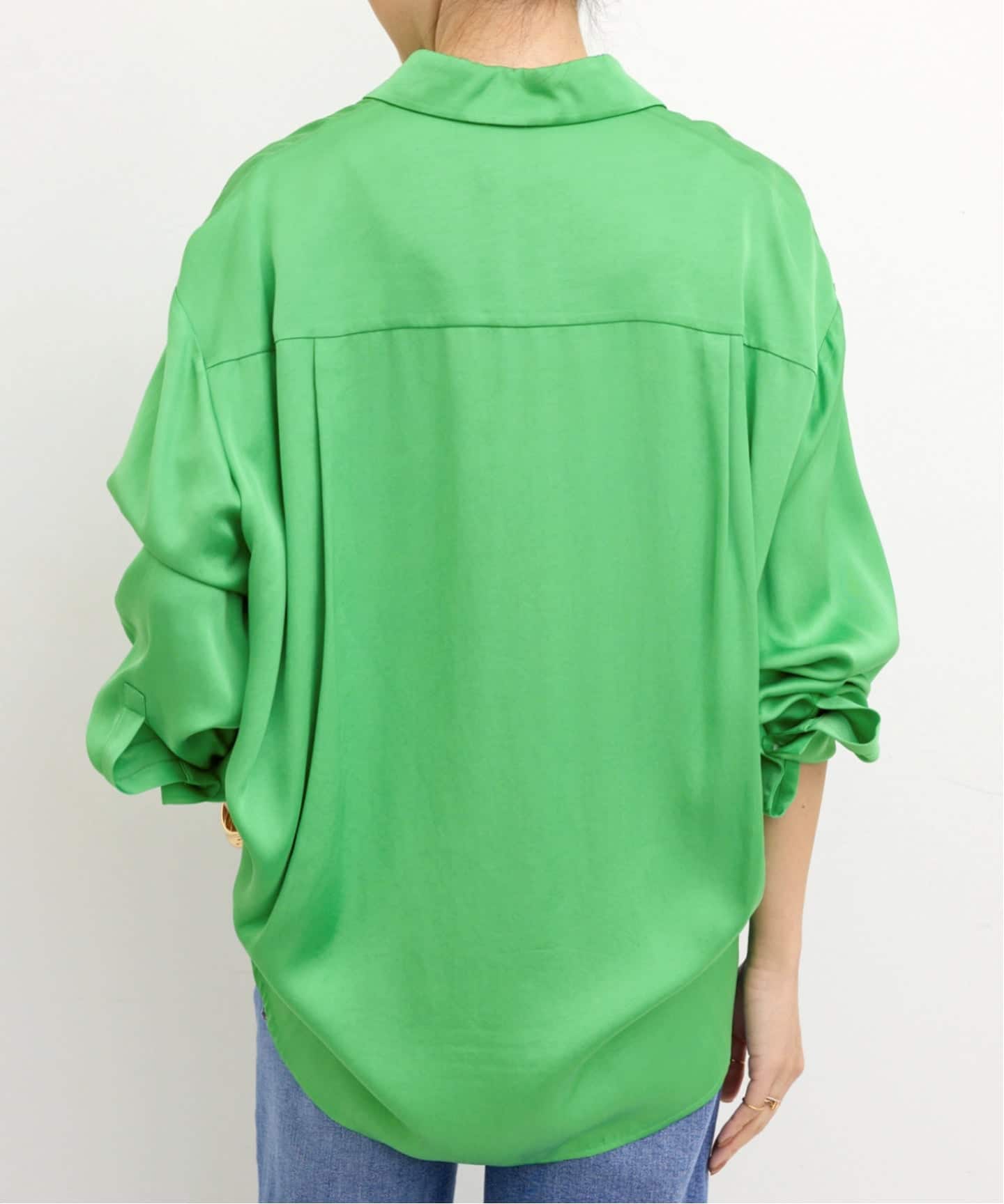 L'Appartement Satin Oversize シャツ L'Appartement Satin Oversize シャツ 【公式通販】