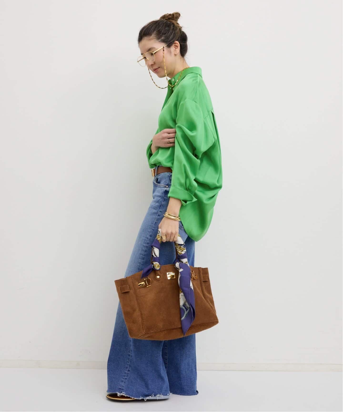 専用　アパルトモン　オーバーサイズシャツ R2W/アールツーダブリュー】 OVERSIZED SHIRTS（シャツ／ブラウス）｜L