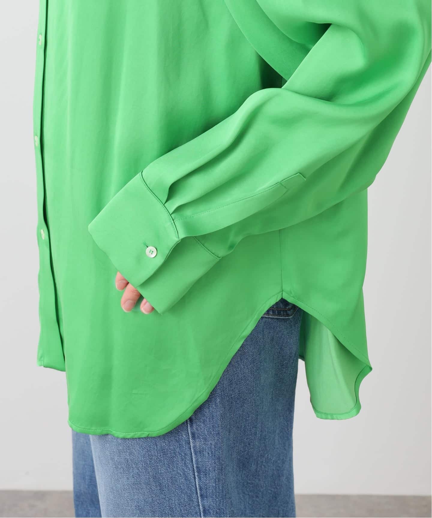 L'Appartement Satin Oversize シャツ L'Appartement Satin Oversize シャツ 【公式通販】
