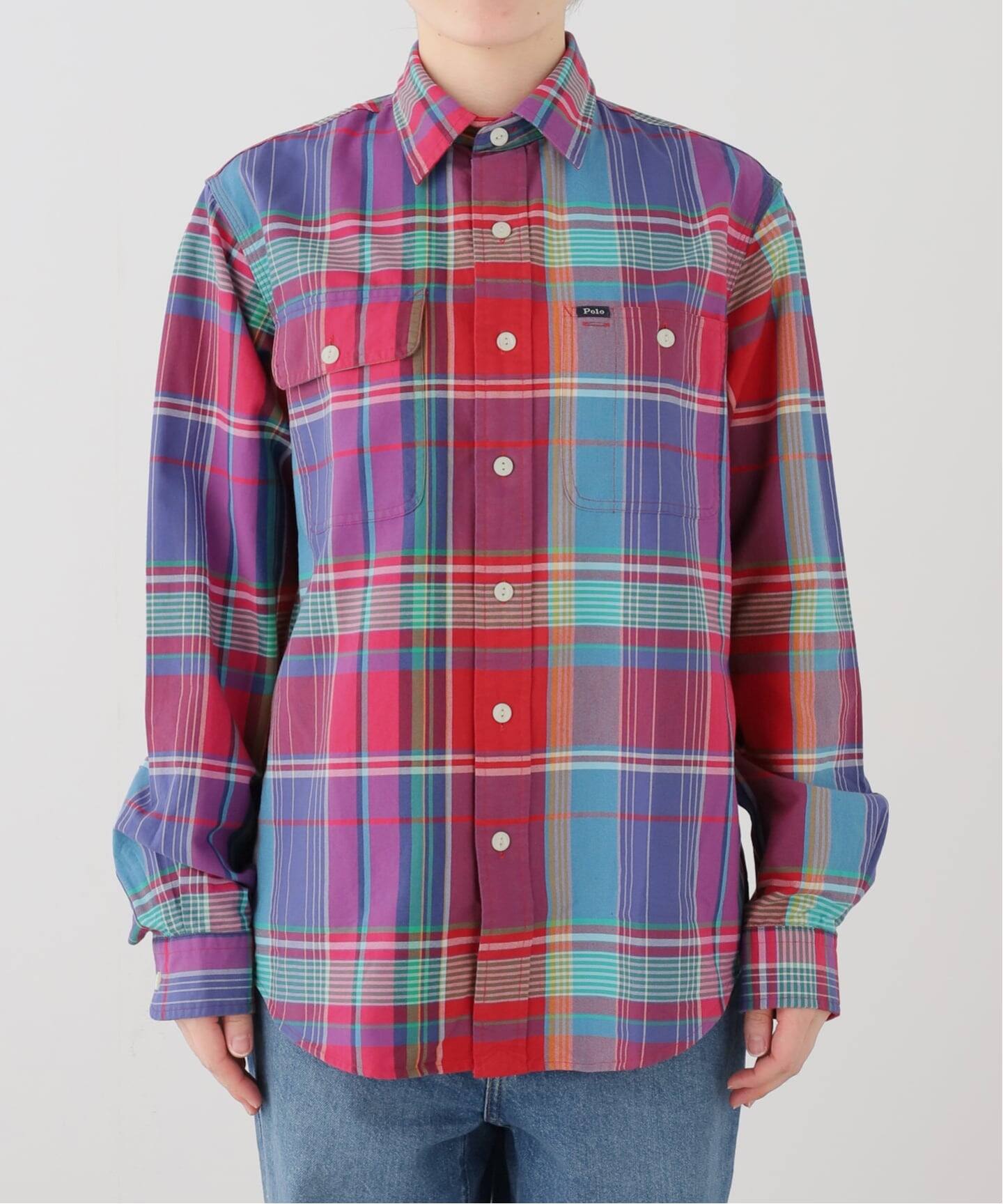 POLO RALPH LAUREN/ポロ ラルフ ローレン】 OXFORD CHECK SHIRT