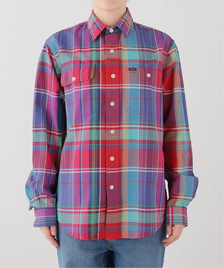 POLO RALPH LAUREN/ポロ ラルフ ローレン】 OXFORD CHECK SHIRT 