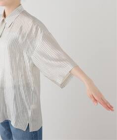 INDRESS/インドレス】 STRIPED LUREX SHIRTS（シャツ／ブラウス）｜L