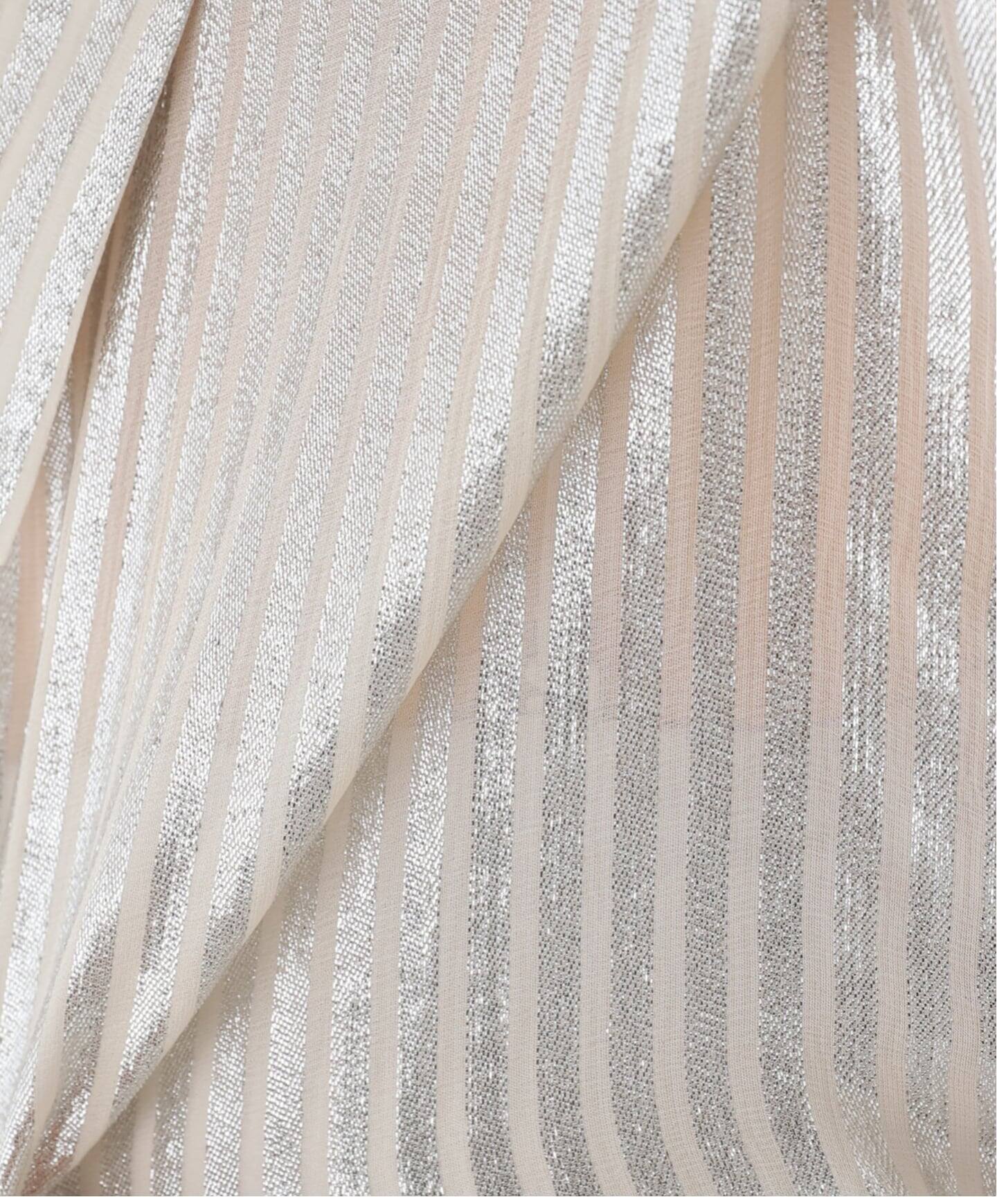 INDRESS/インドレス】 STRIPED LUREX SHIRTS（シャツ／ブラウス）｜L 