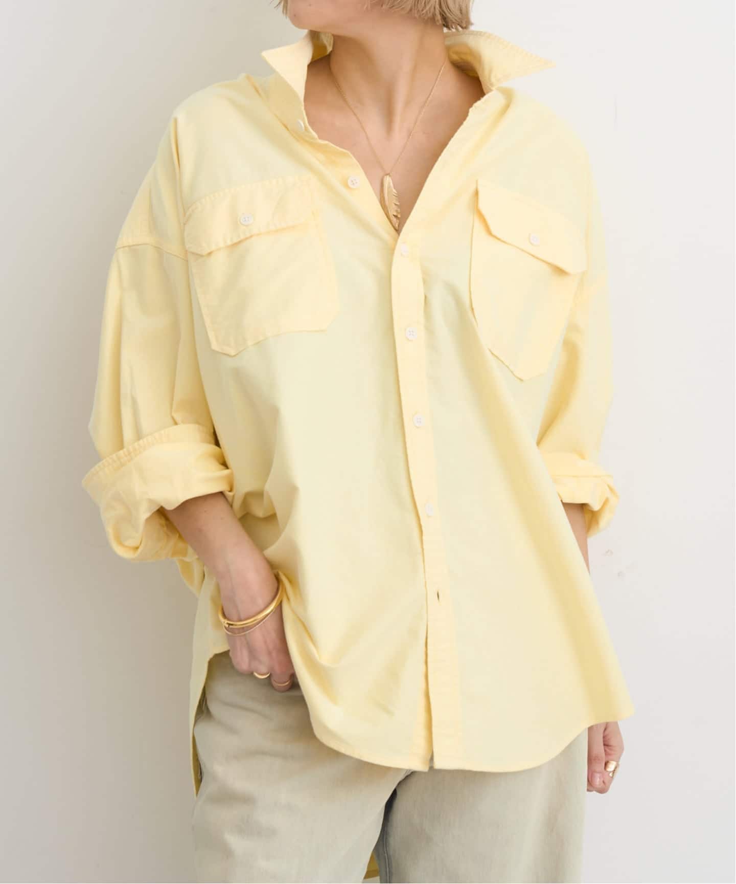 DENIMIST/デニミスト】 Utility Shirt（シャツ／ブラウス）｜L