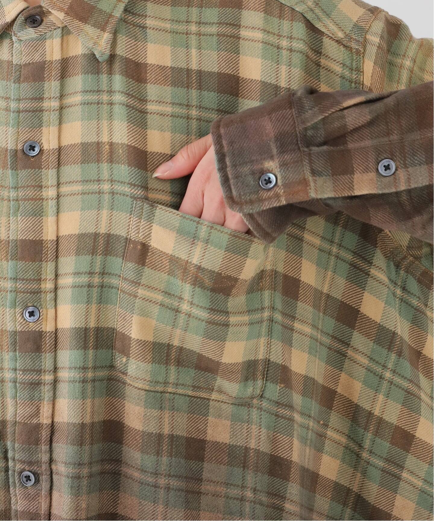 R13/アールサーティーン】 DRAPED FRONT SHIRT（シャツ／ブラウス）｜L 