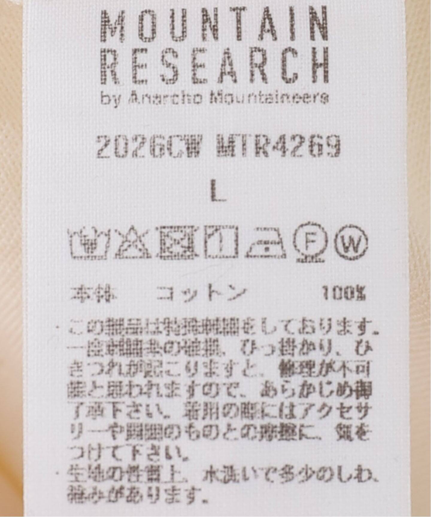 MOUNTAIN RESEARCH/マウンテン リサーチ】 Patch Shirt（シャツ