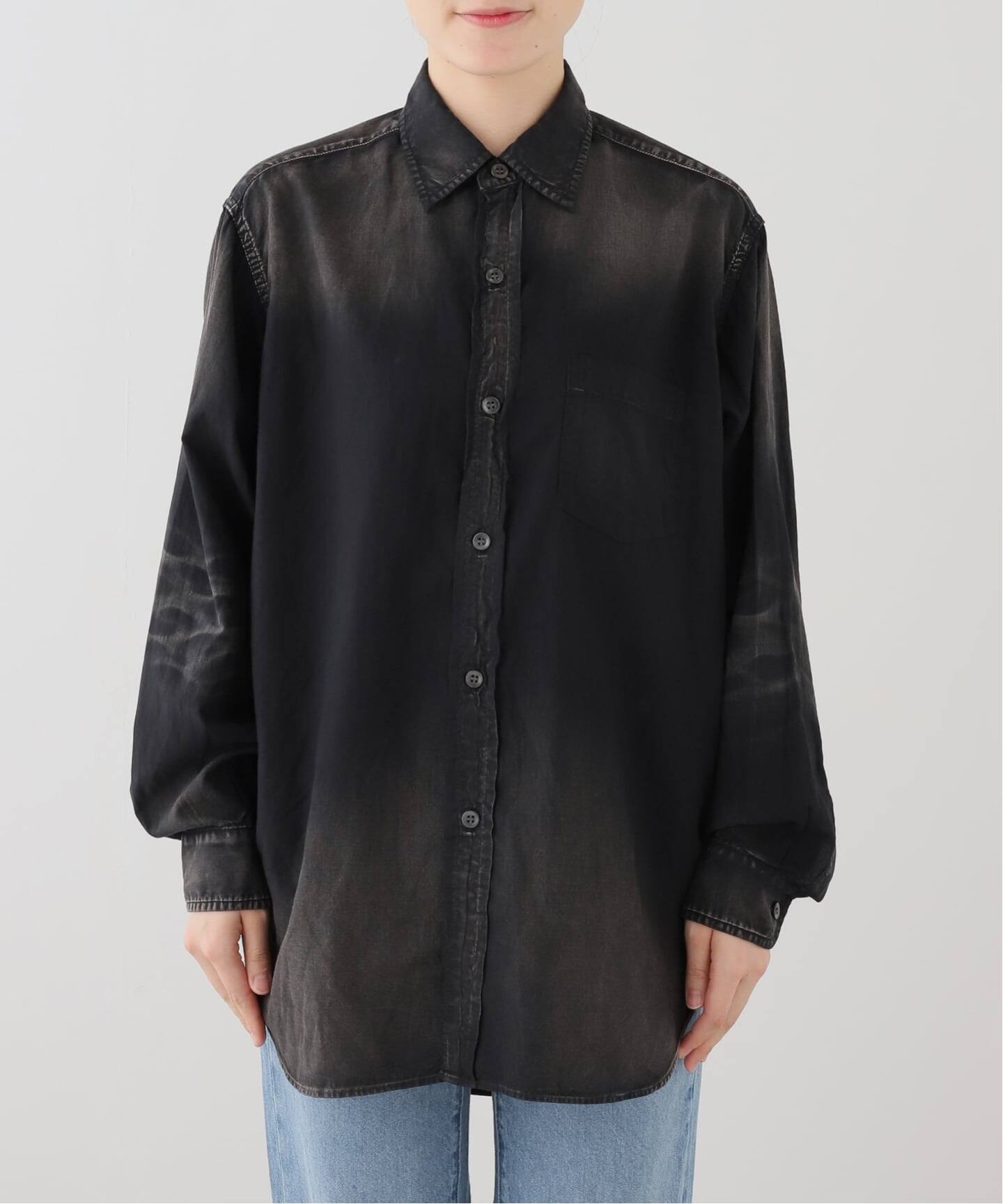 HERILL/ヘリル】 Dobby Workshirt（シャツ／ブラウス）｜L