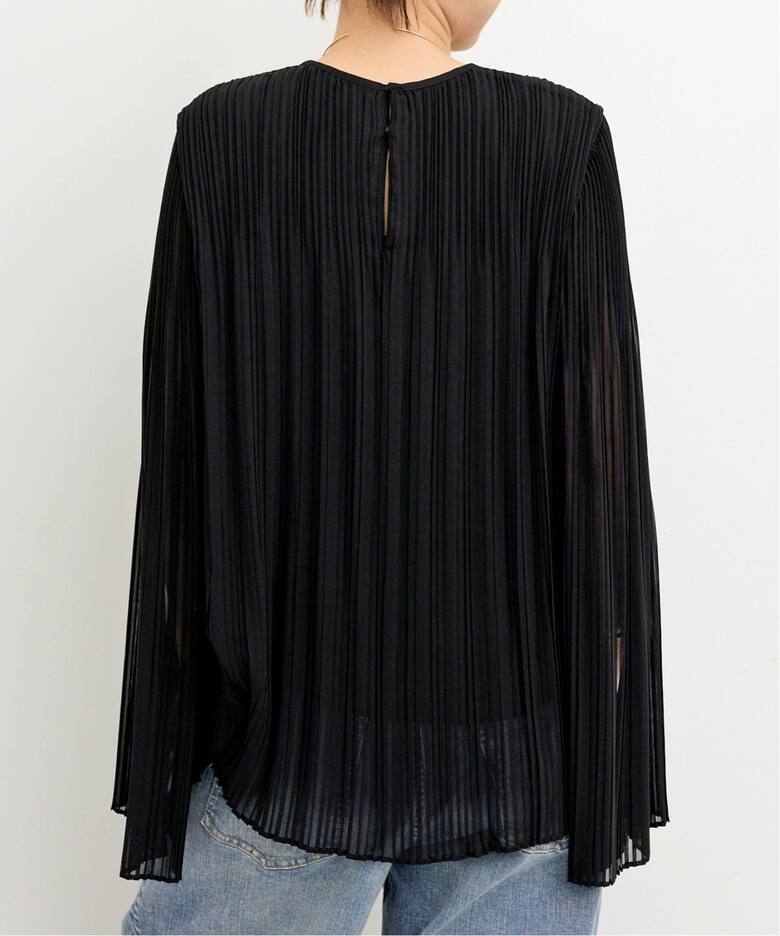 Col Pierrot/コル ピエロ】 2WAY PLEATS BLOUSE（シャツ／ブラウス 