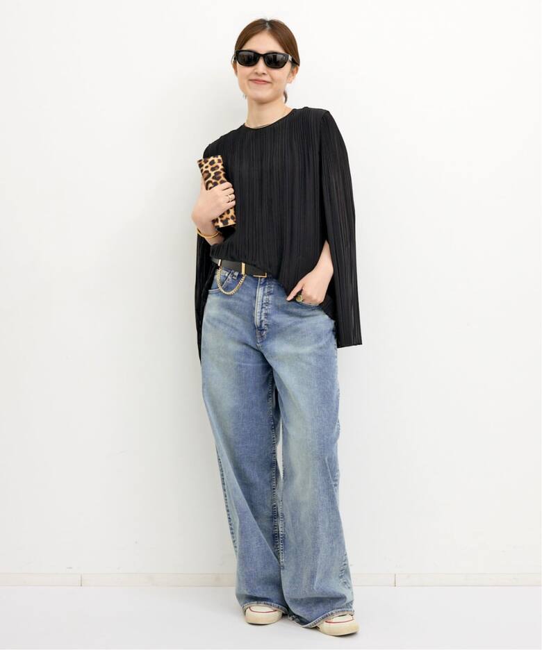 Col Pierrot/コル ピエロ】 2WAY PLEATS BLOUSE（シャツ／ブラウス 
