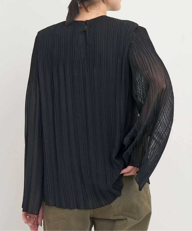 Col Pierrot/コル ピエロ】 2WAY PLEATS BLOUSE（シャツ／ブラウス 