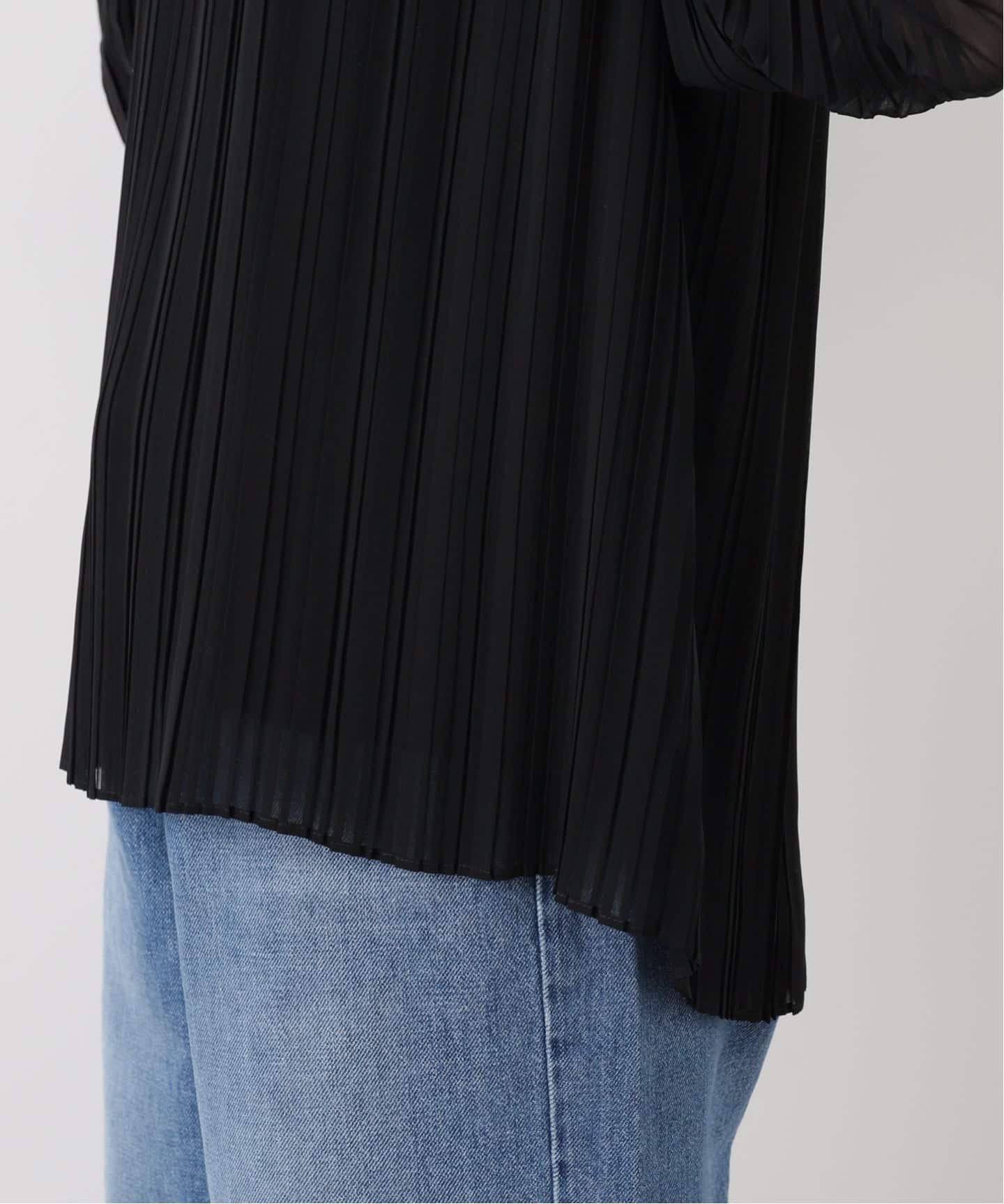 Col Pierrot/コル ピエロ】 2WAY PLEATS BLOUSE（シャツ／ブラウス