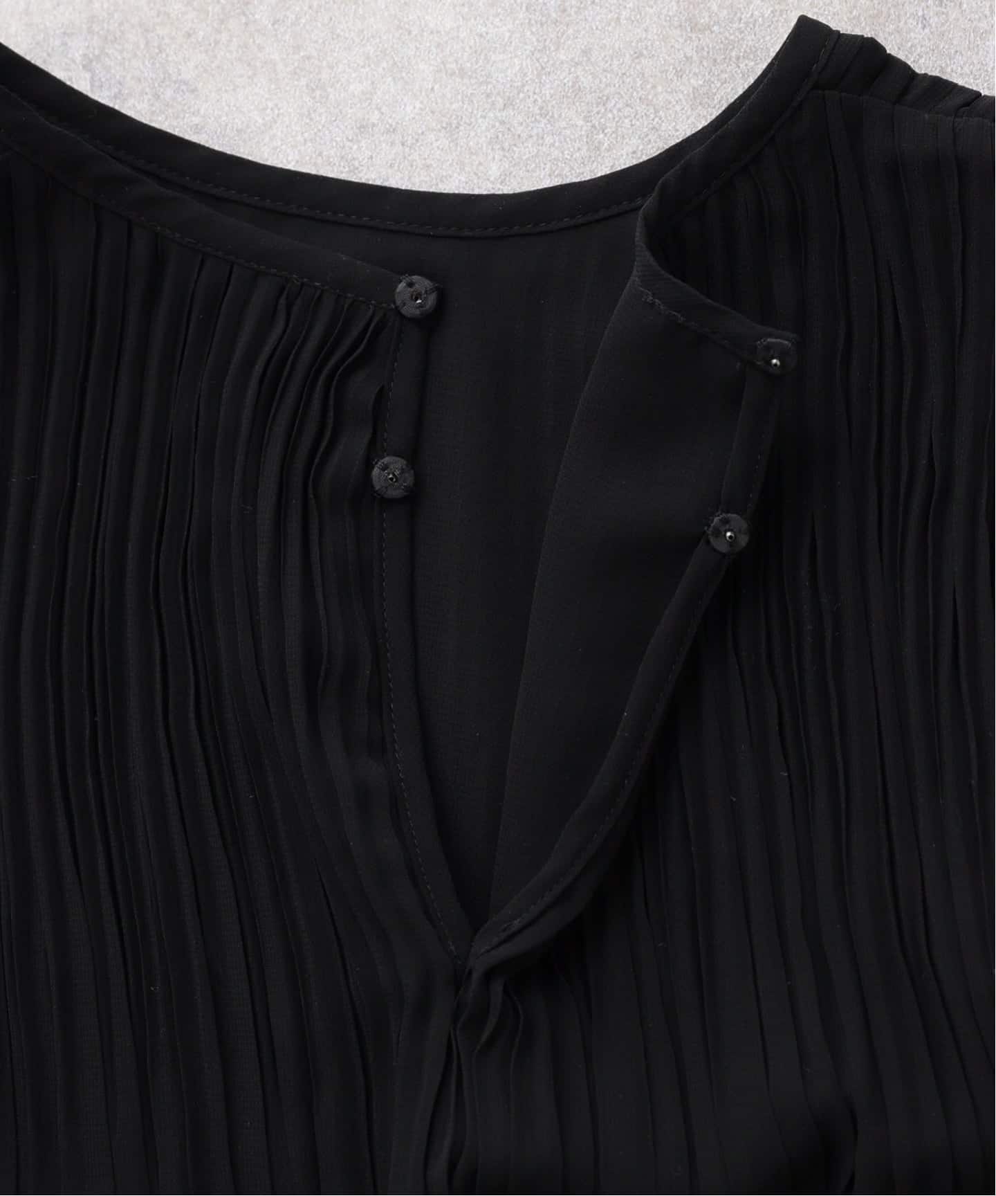 Col Pierrot/コル ピエロ】 2WAY PLEATS BLOUSE（シャツ／ブラウス