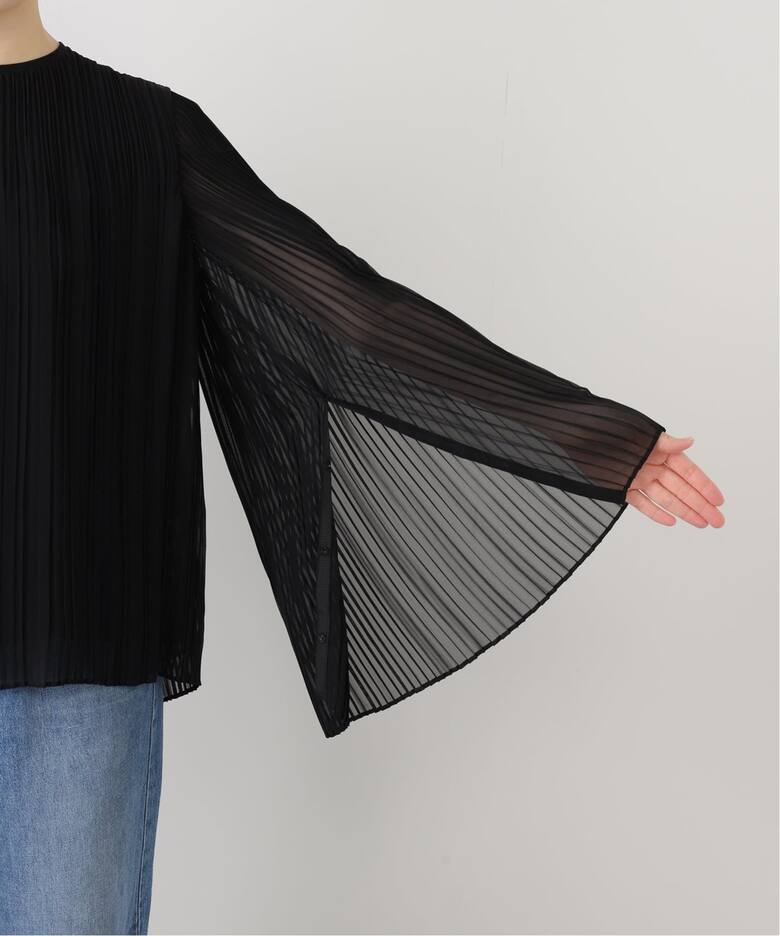 Col Pierrot/コル ピエロ】 2WAY PLEATS BLOUSE（シャツ／ブラウス 