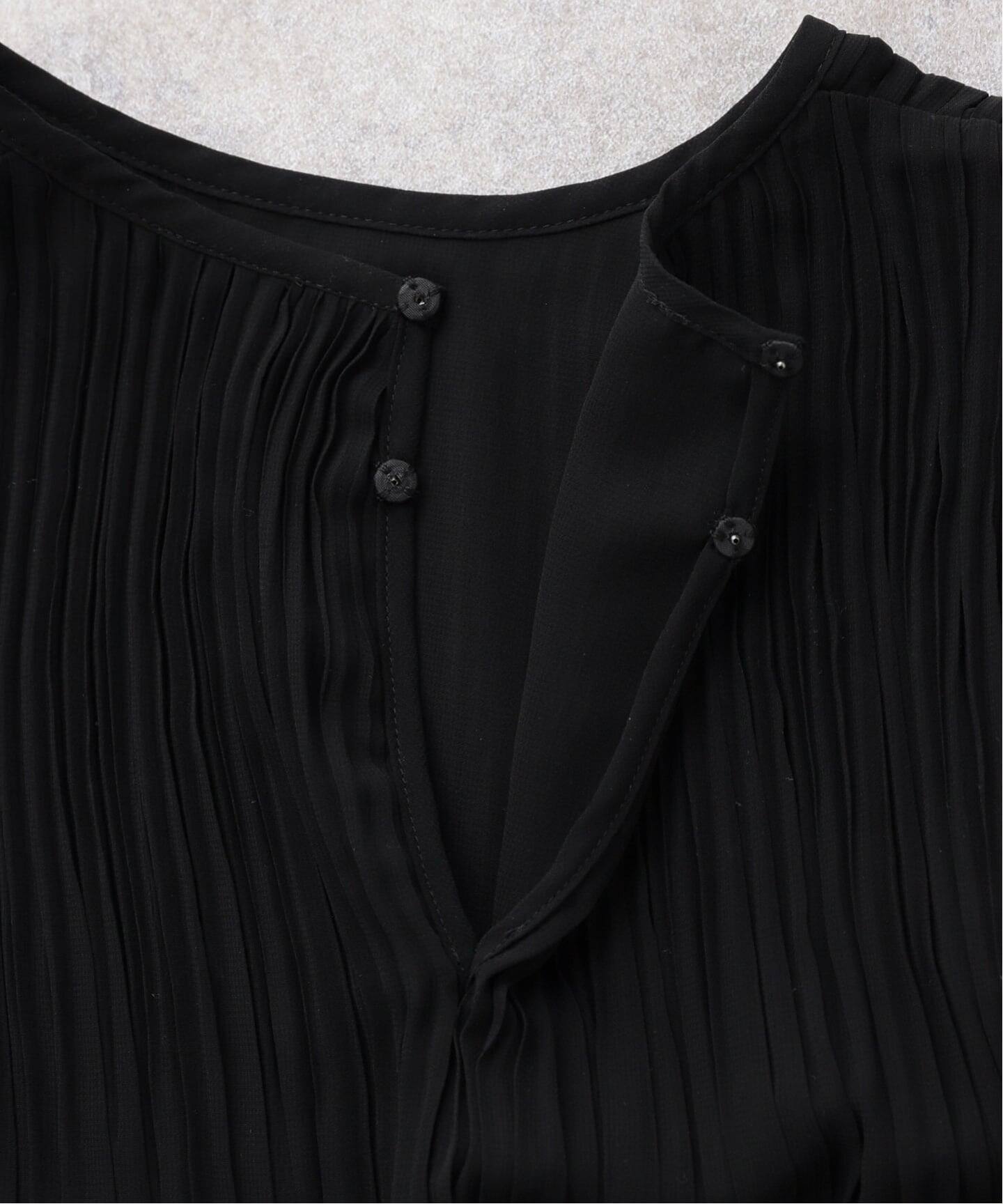 Col Pierrot/コル ピエロ】 2WAY PLEATS BLOUSE（シャツ／ブラウス