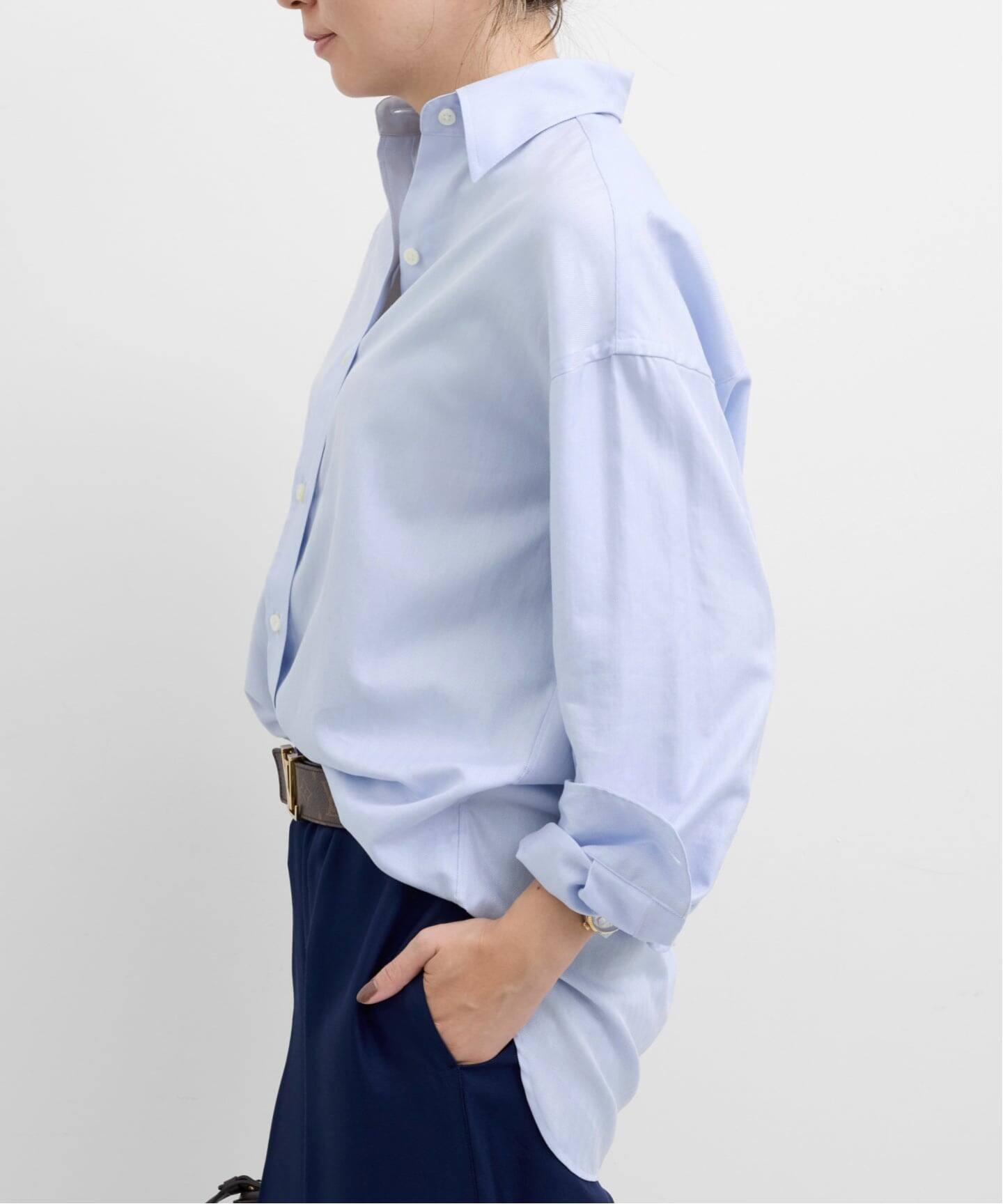 RASPAIL/ラスパイユ】REGULAR COLLAR SHIRT（シャツ／ブラウス）｜L 